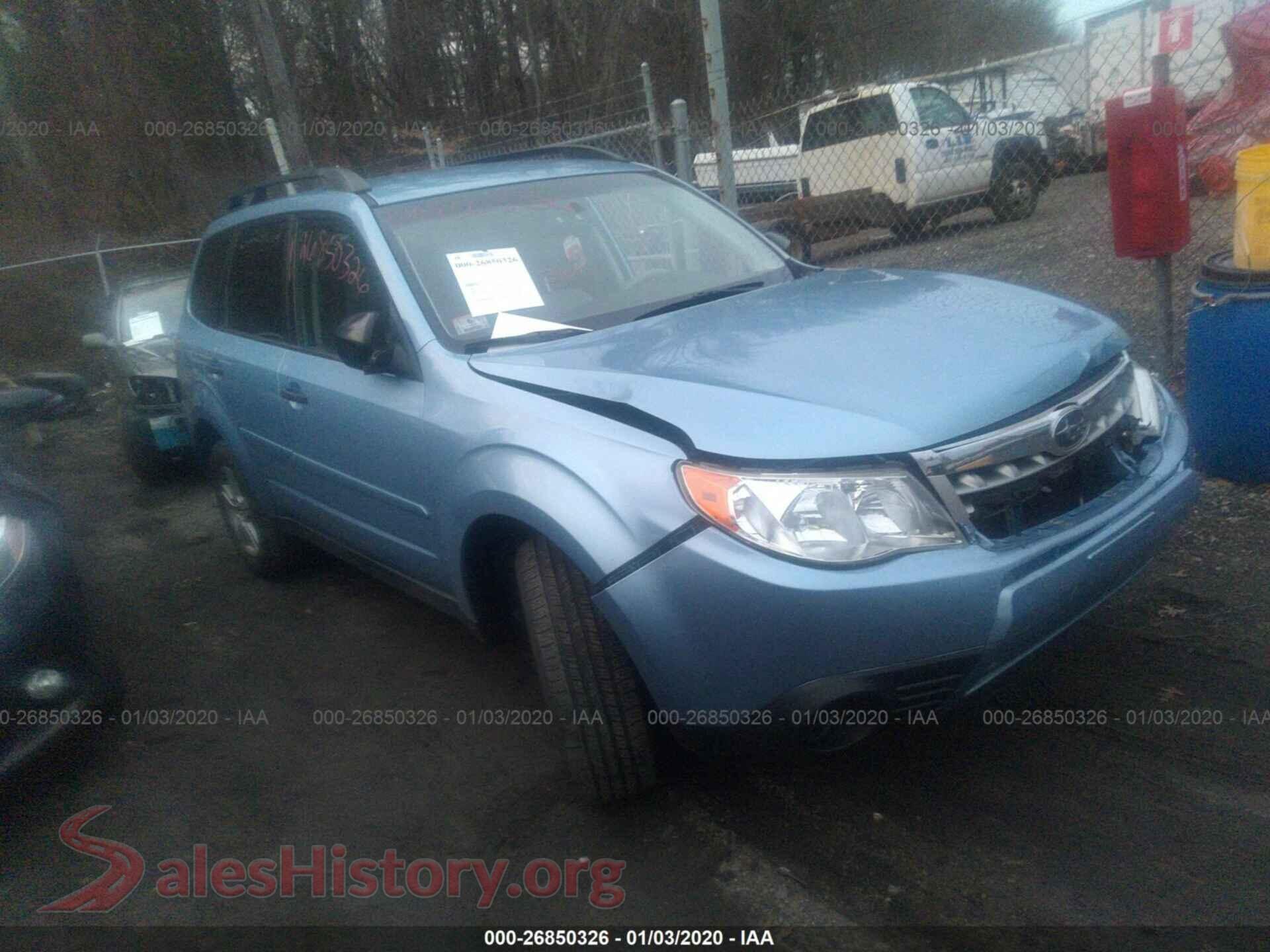2011 SUBARU FORESTER — VIN JF2SHABC0BH702288