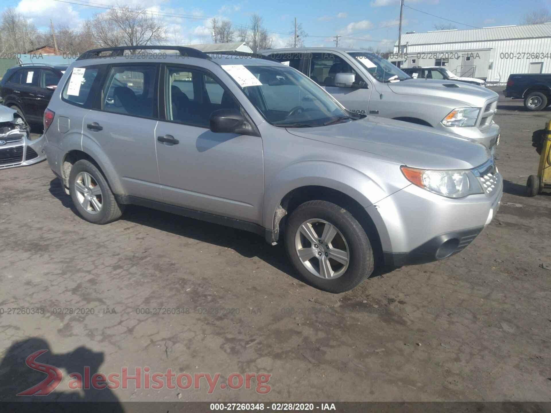 2011 SUBARU FORESTER — VIN JF2SHABC5BH702769