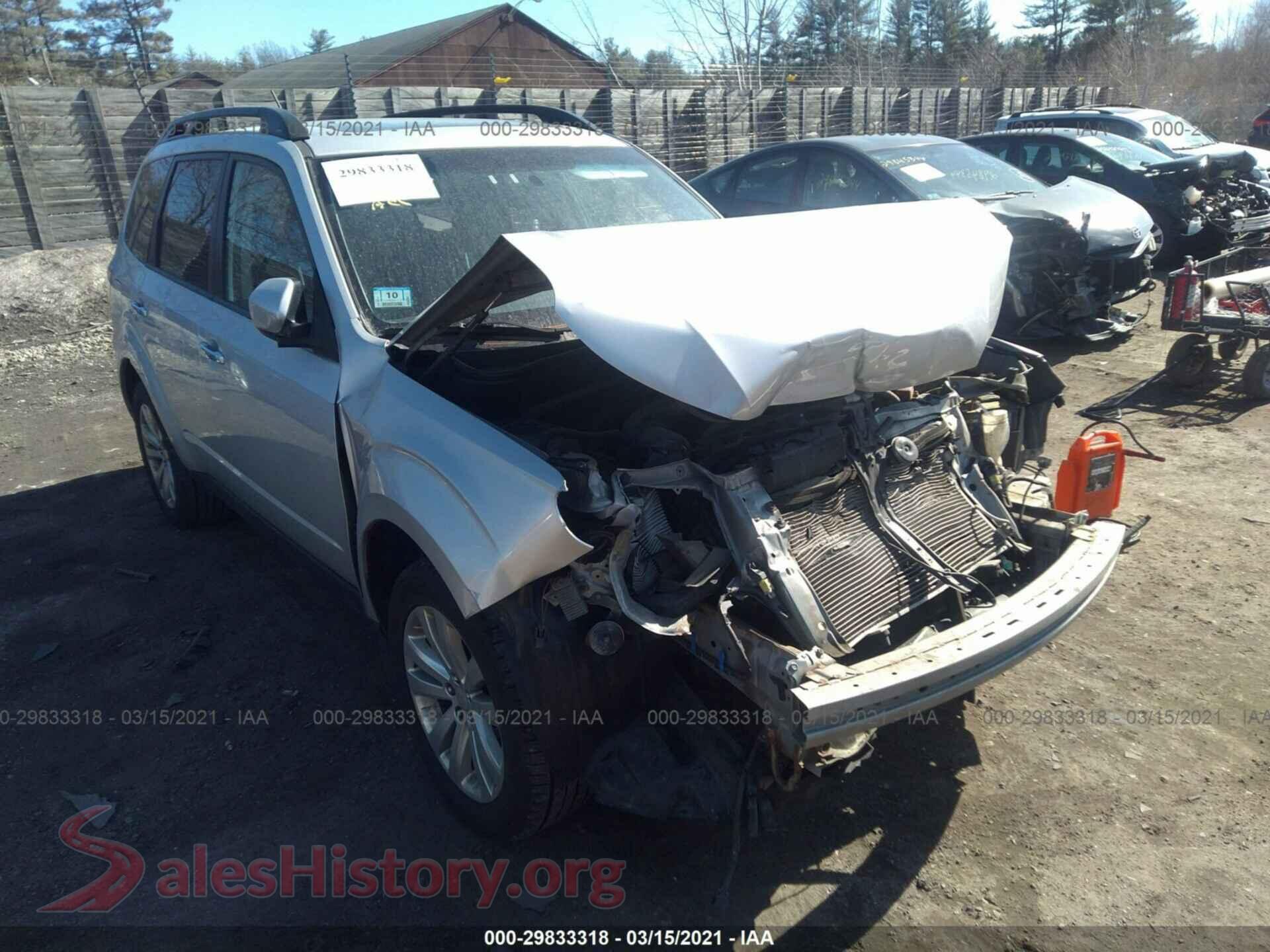 2011 SUBARU FORESTER — VIN JF2SHADC7BH737276