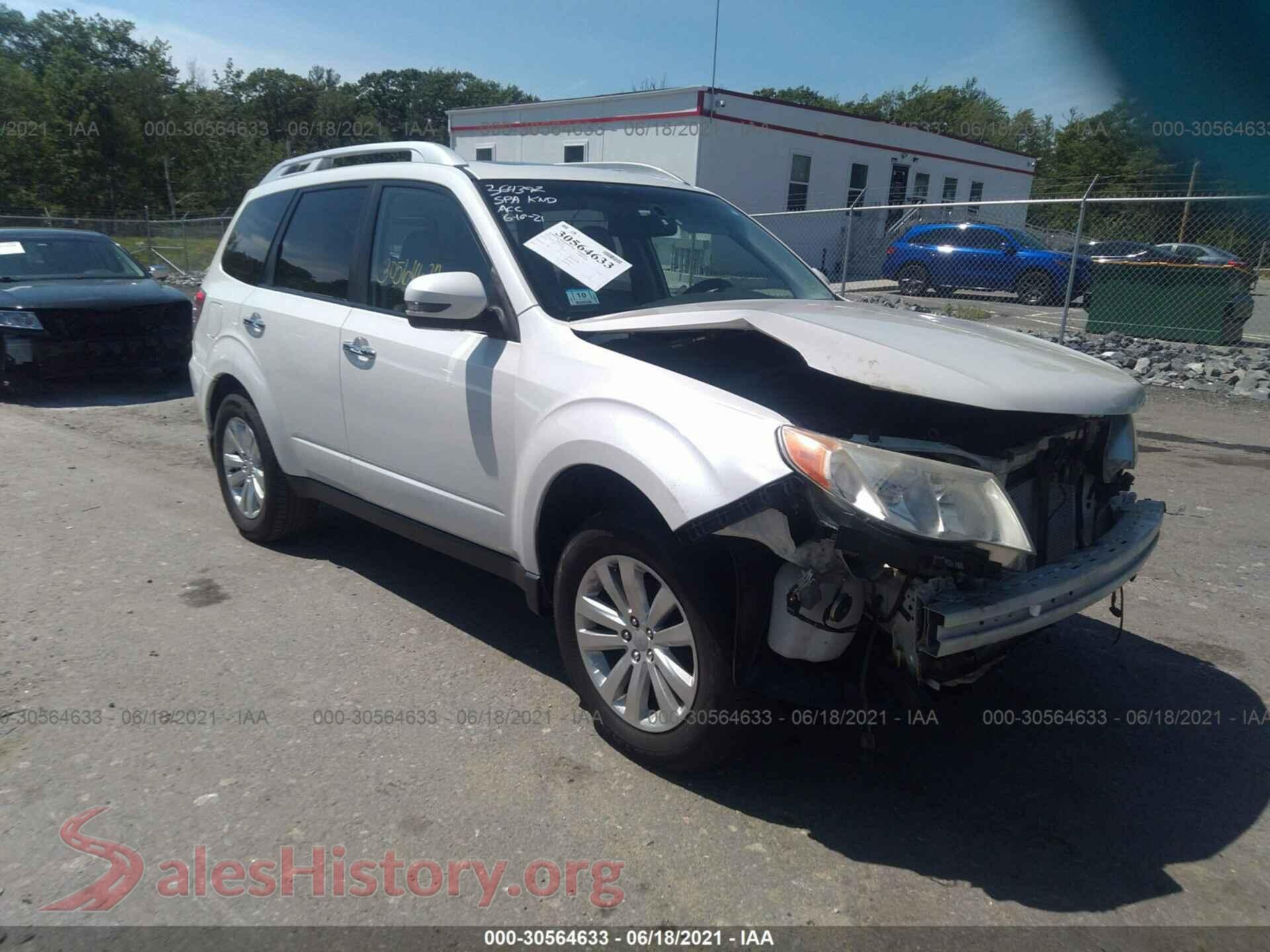 2012 SUBARU FORESTER — VIN JF2SHAHC1CH464380