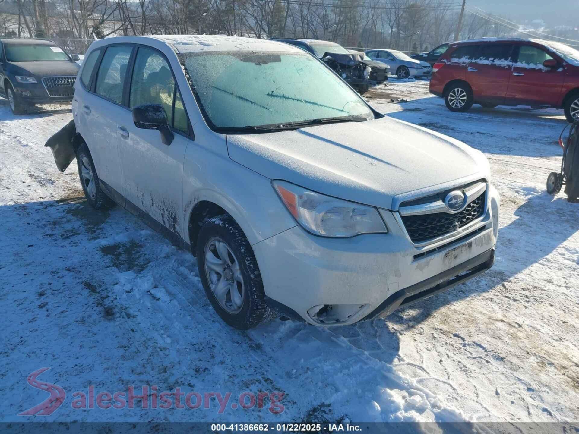 2015 SUBARU FORESTER — VIN JF2SJAACXFH464137