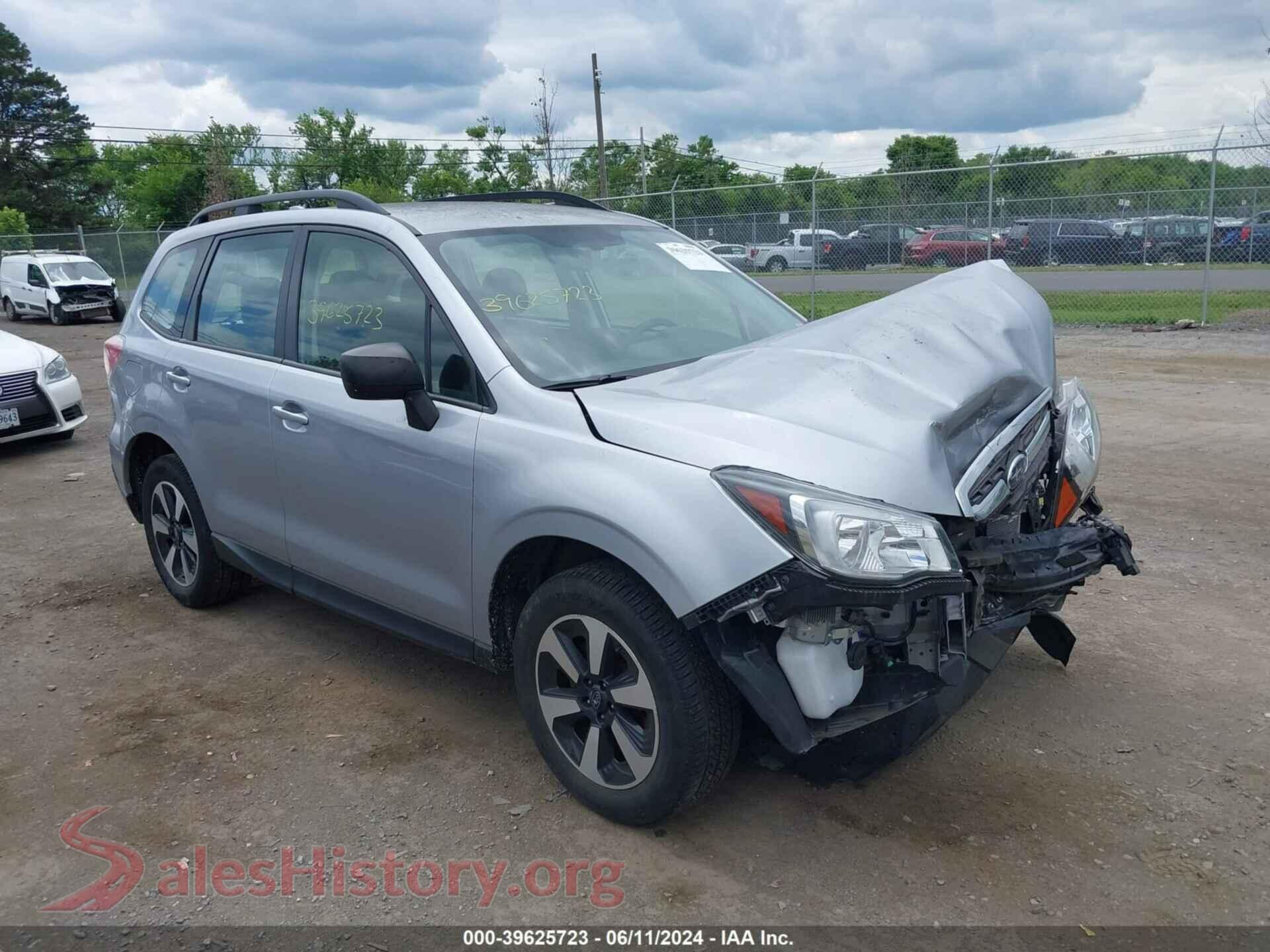 2018 SUBARU FORESTER — VIN JF2SJABC0JH400437