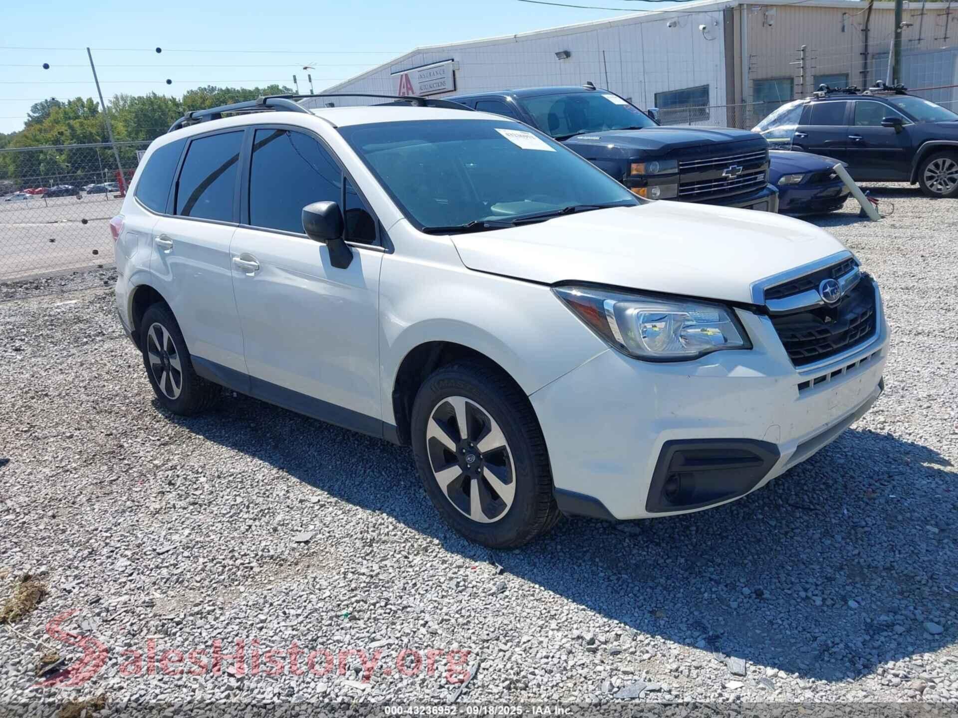 2018 SUBARU FORESTER — VIN JF2SJABC7JH473062