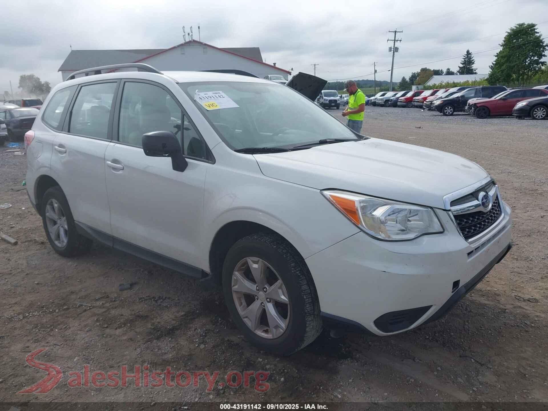 2015 SUBARU FORESTER — VIN JF2SJABC8FH818980