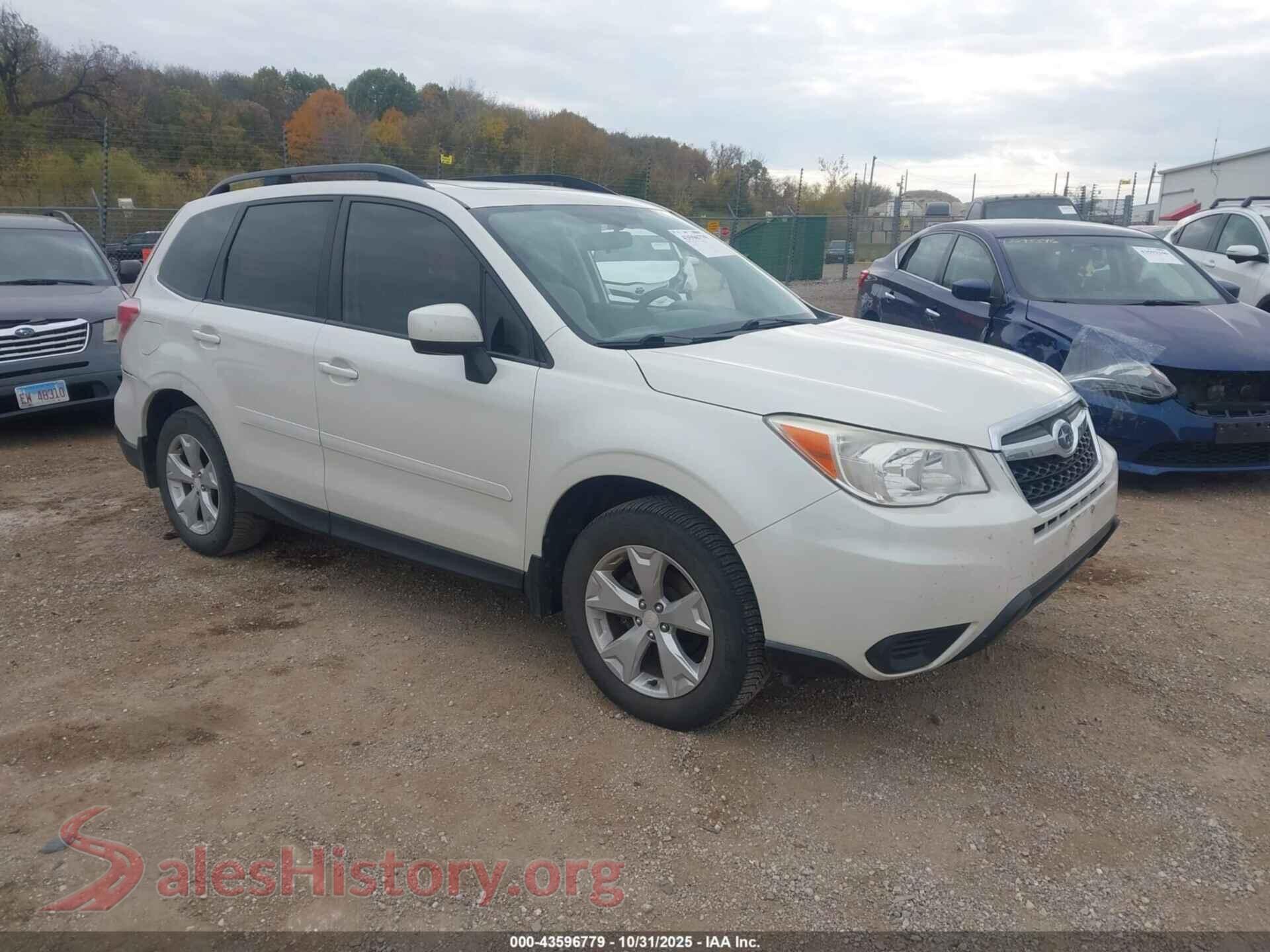 2015 SUBARU FORESTER — VIN JF2SJADC0FG503609