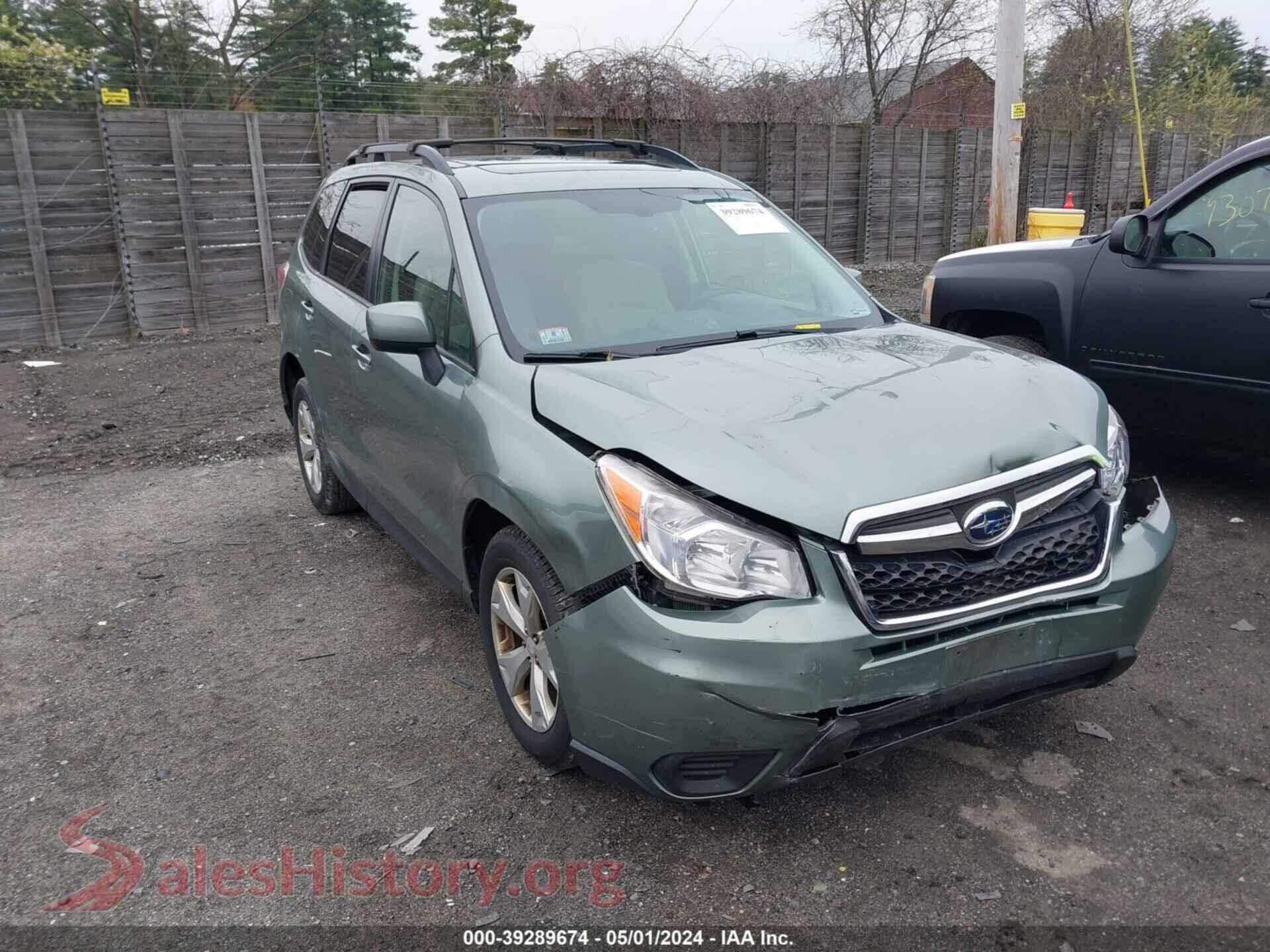 2015 SUBARU FORESTER — VIN JF2SJADC0FH422409