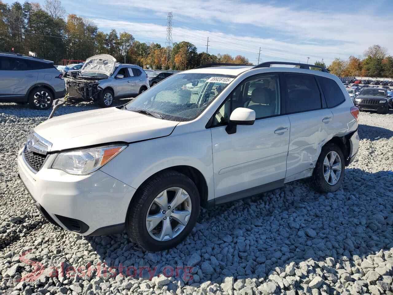 2016 SUBARU FORESTER — VIN JF2SJADC2GH489207