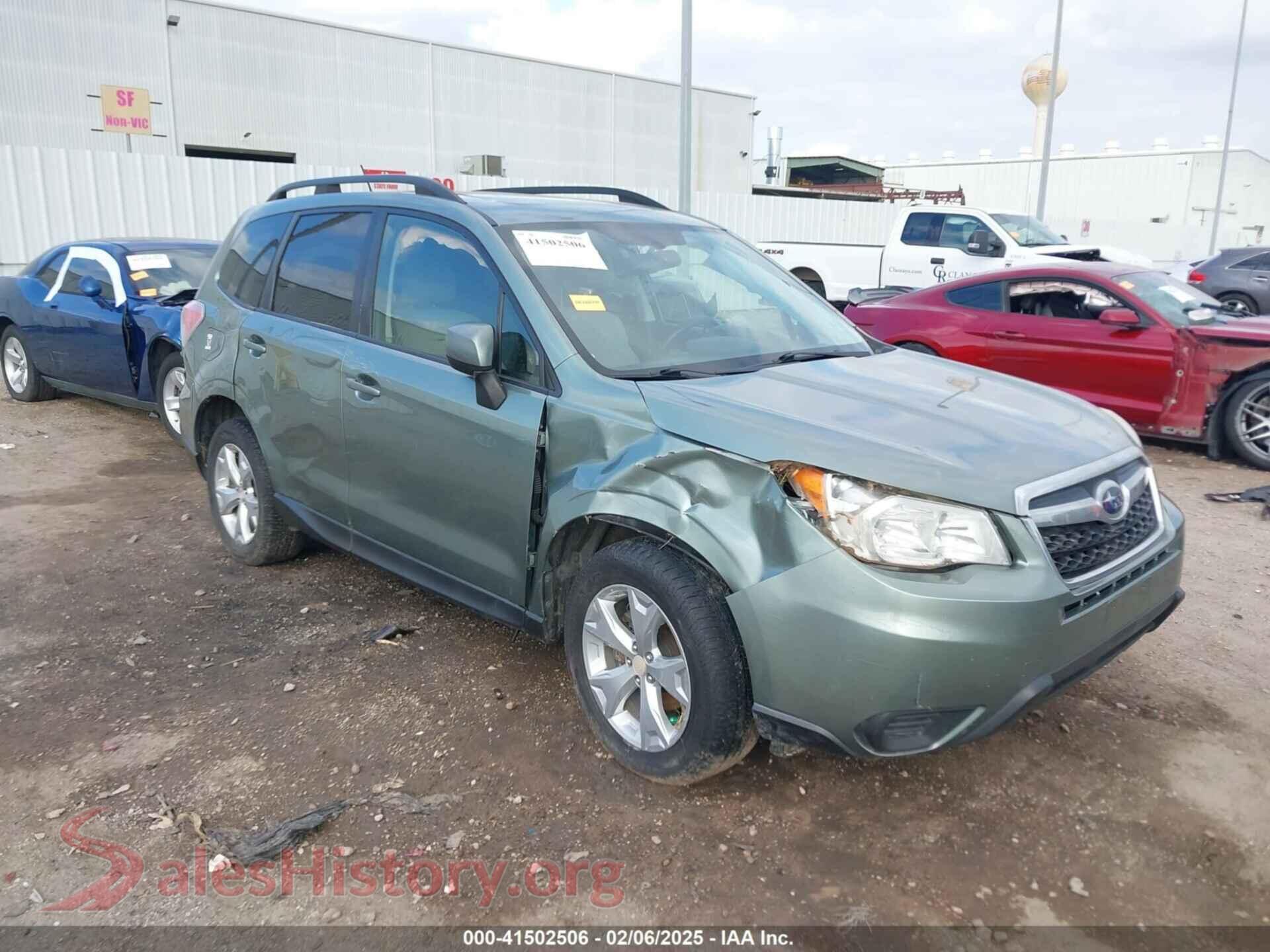 2015 SUBARU FORESTER — VIN JF2SJADC3FH458272