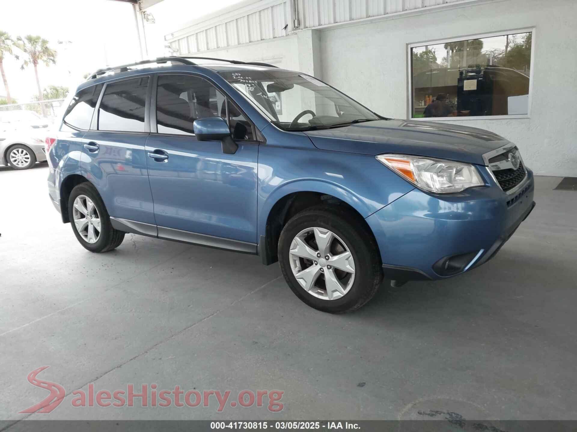 2015 SUBARU FORESTER — VIN JF2SJADC3FH525677