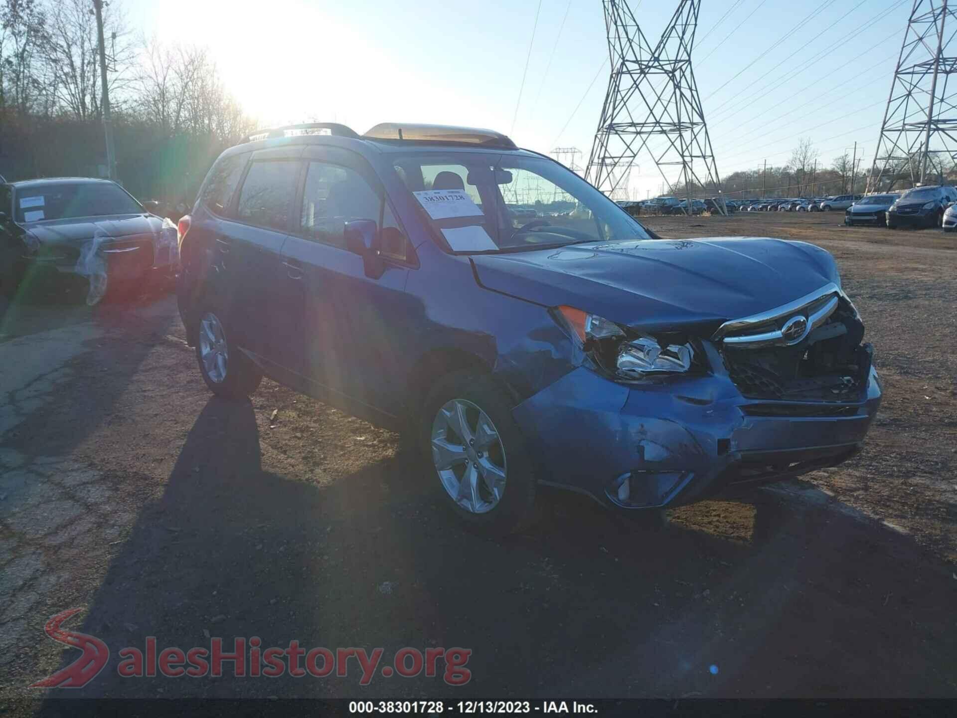 2015 SUBARU FORESTER — VIN JF2SJADC3FH560929
