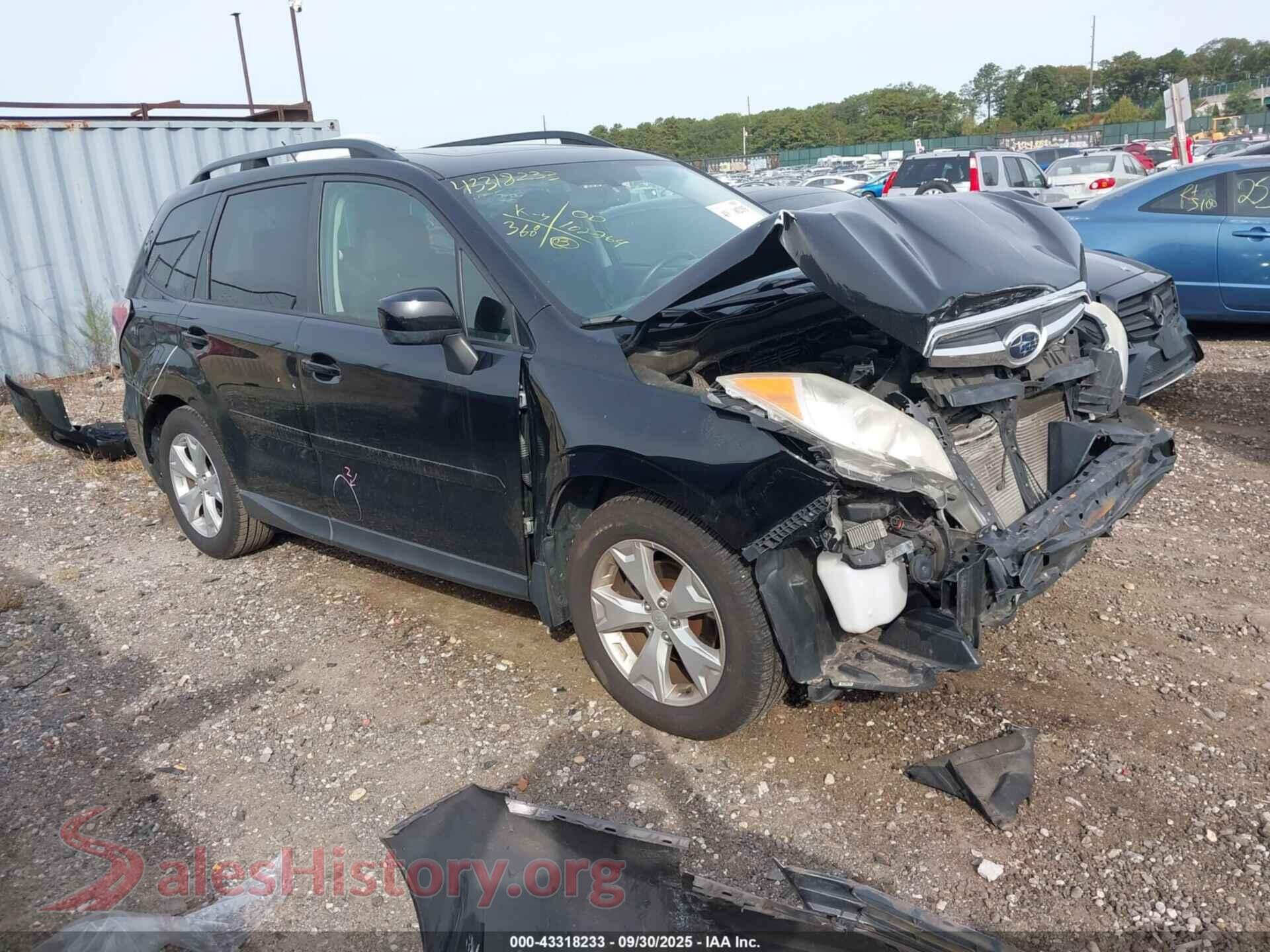 2015 SUBARU FORESTER — VIN JF2SJADC5FH545168