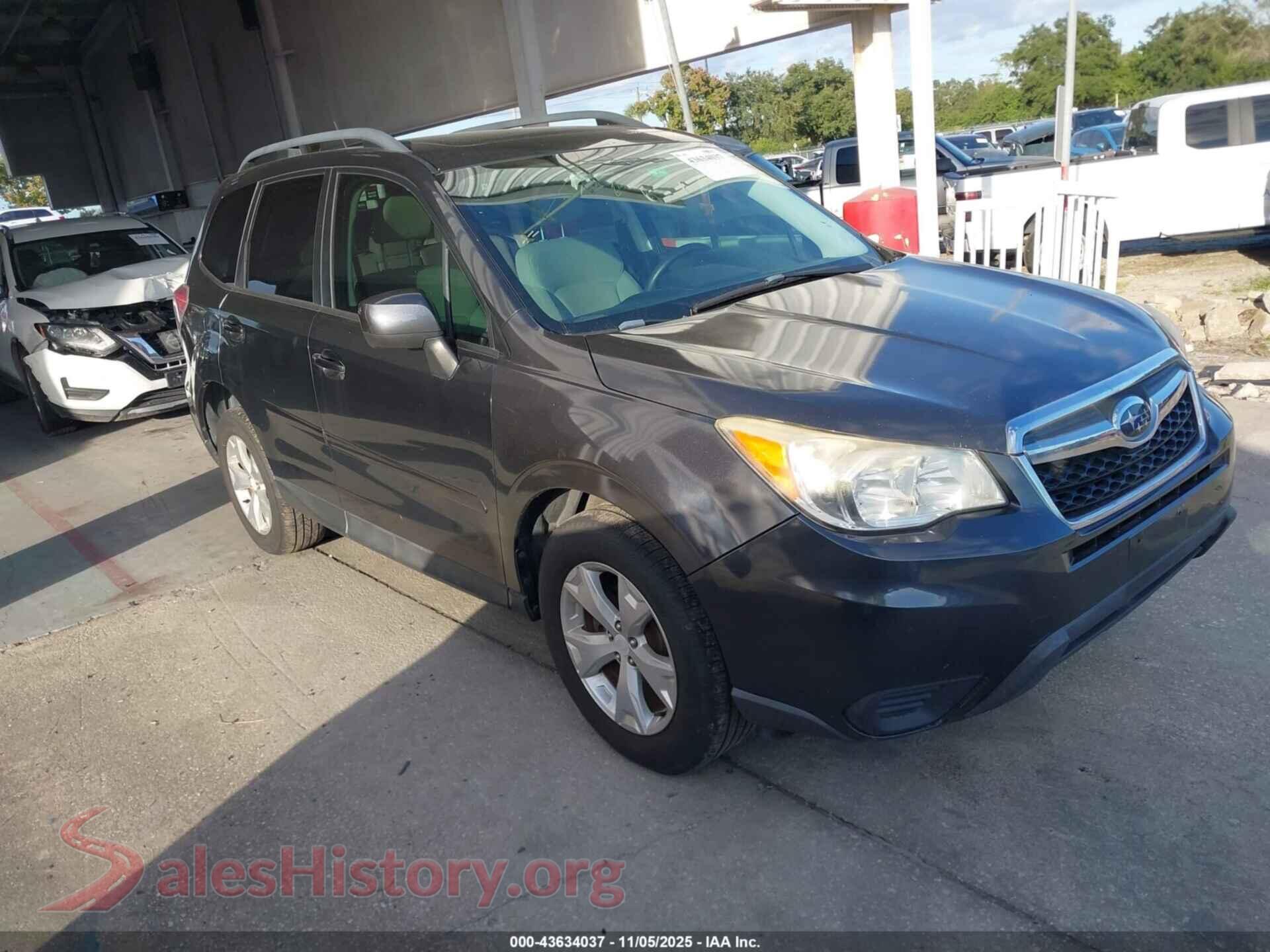 2014 SUBARU FORESTER — VIN JF2SJAEC0EH500152