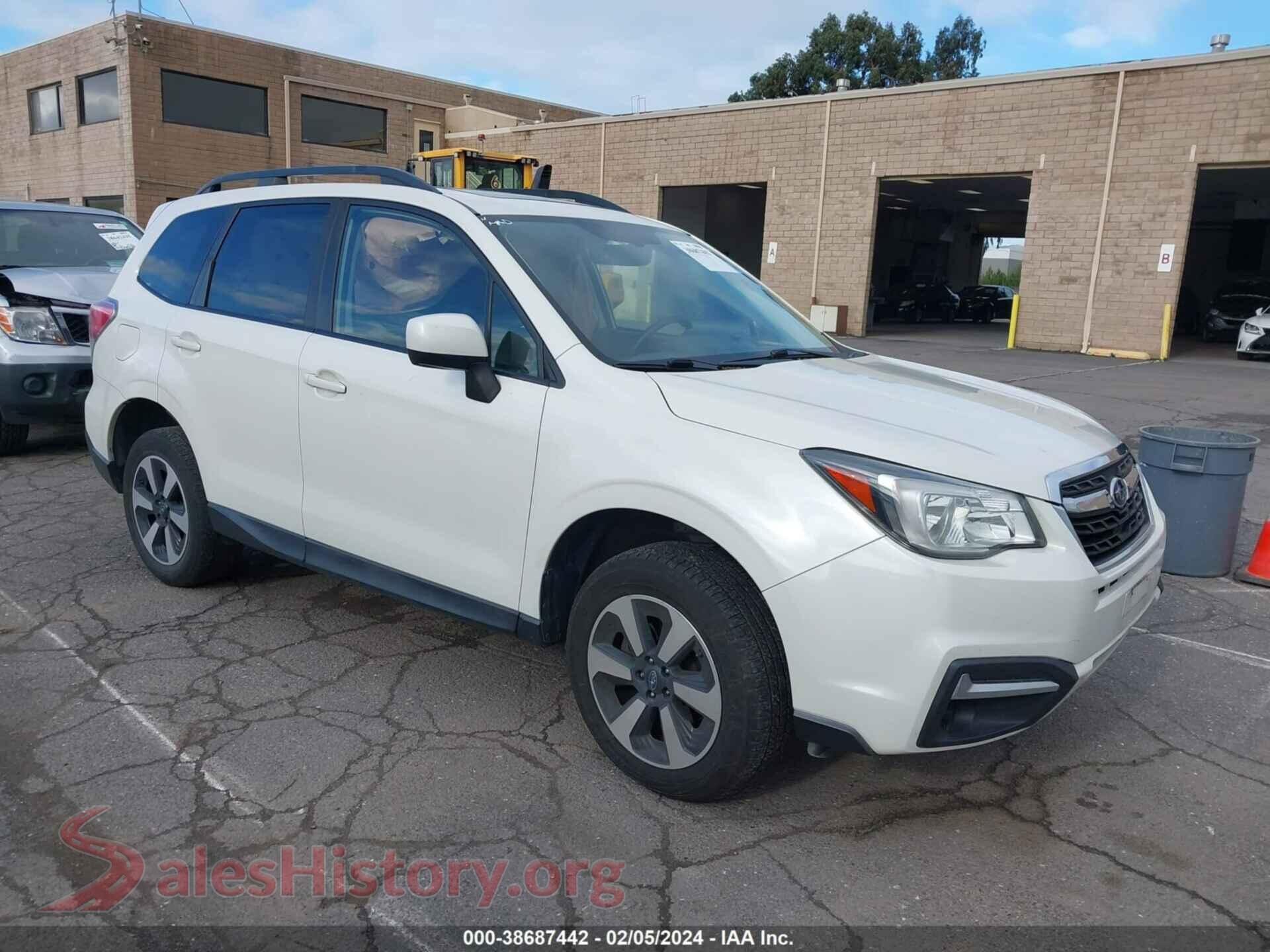 2018 SUBARU FORESTER — VIN JF2SJAEC1JH456737