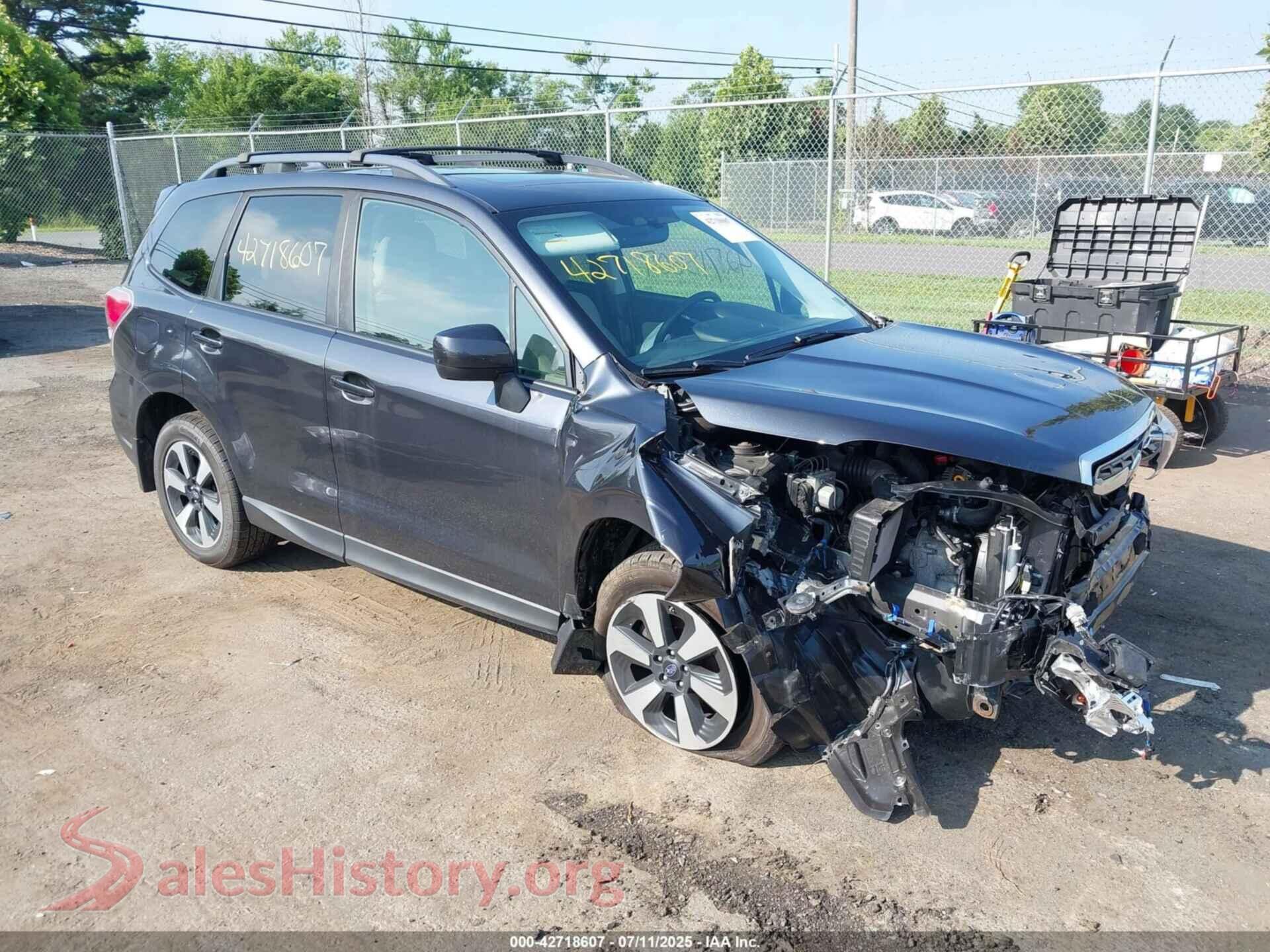 2018 SUBARU FORESTER — VIN JF2SJAEC2JH483347