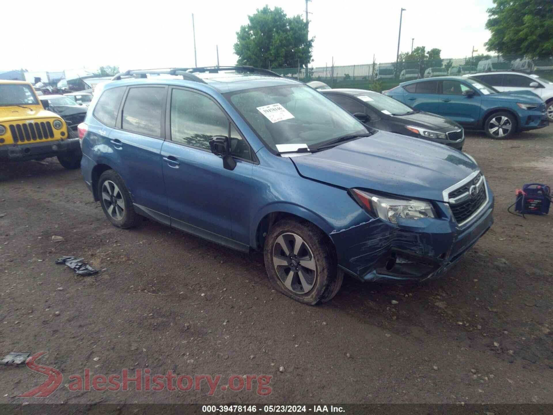 2018 SUBARU FORESTER — VIN JF2SJAEC6JH518522