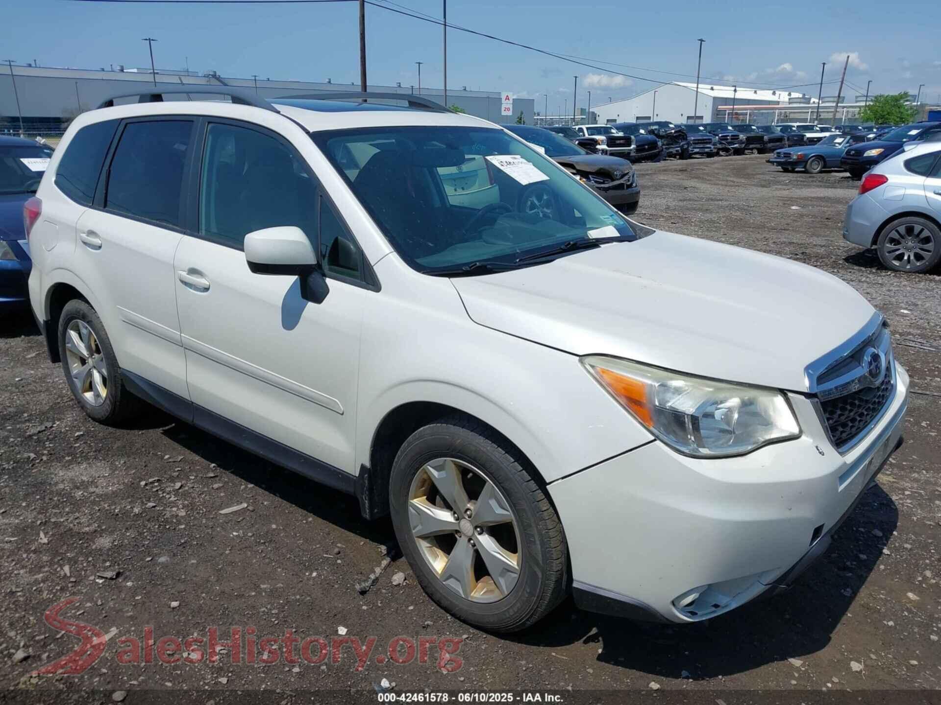 2014 SUBARU FORESTER — VIN JF2SJAECXEH423757
