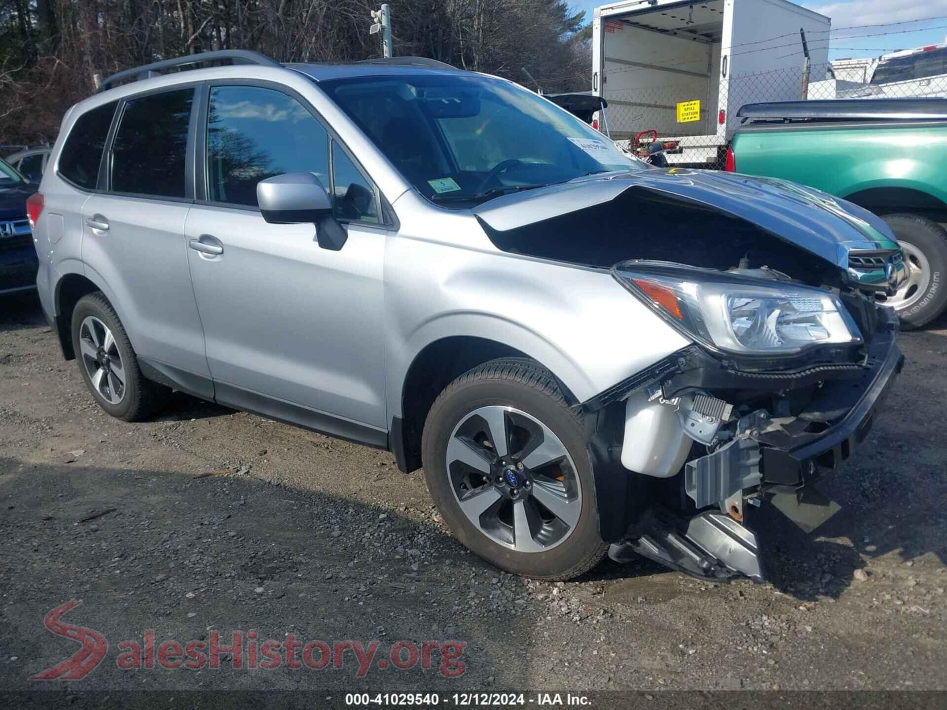 2018 SUBARU FORESTER — VIN JF2SJAGC2JH511578