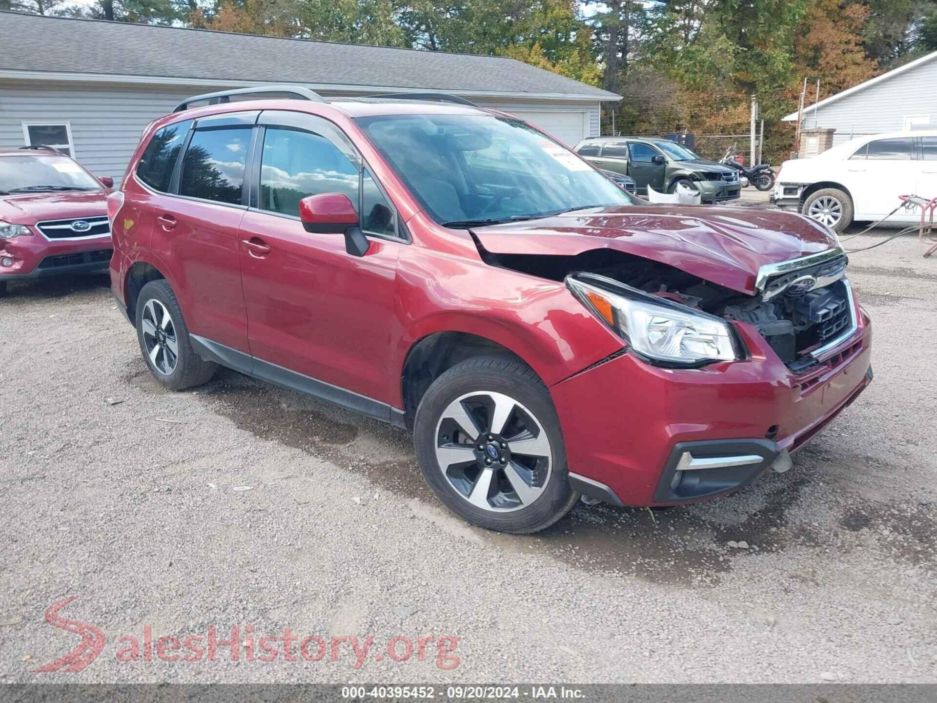 2017 SUBARU FORESTER — VIN JF2SJAGC9HH524807