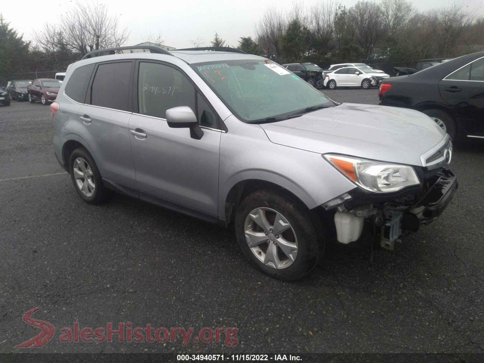 2014 SUBARU FORESTER — VIN JF2SJAHC8EH477280