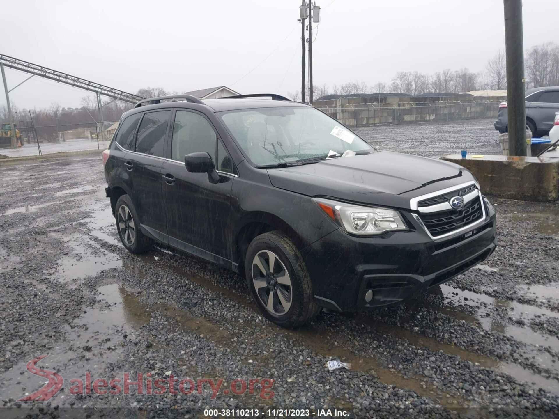 2018 SUBARU FORESTER — VIN JF2SJAJC1JH494250
