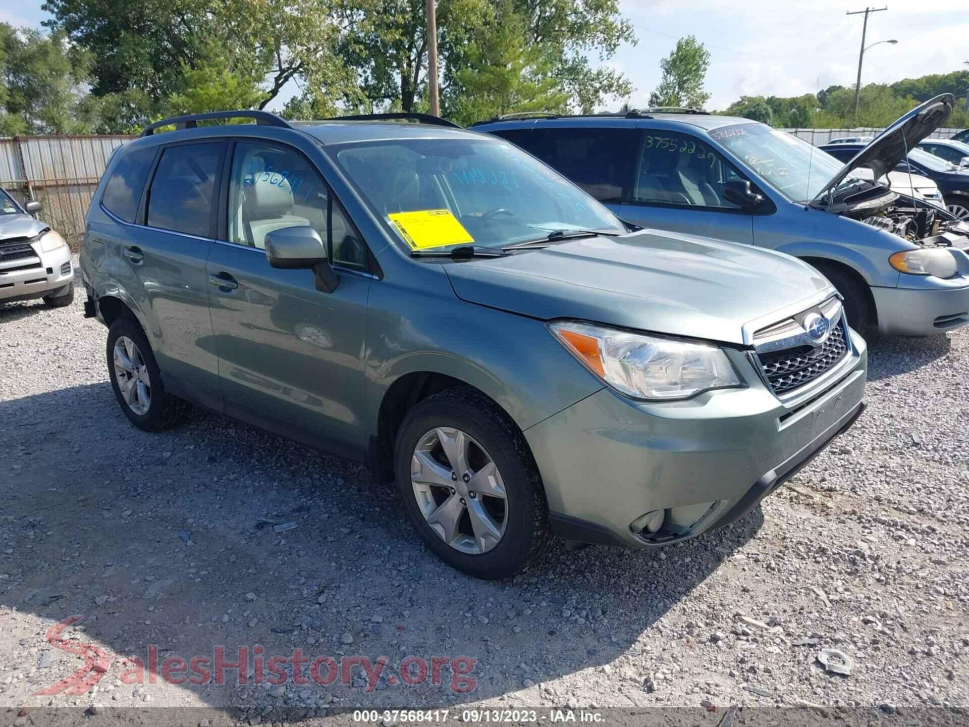 2014 SUBARU FORESTER — VIN JF2SJAJC7EH489785