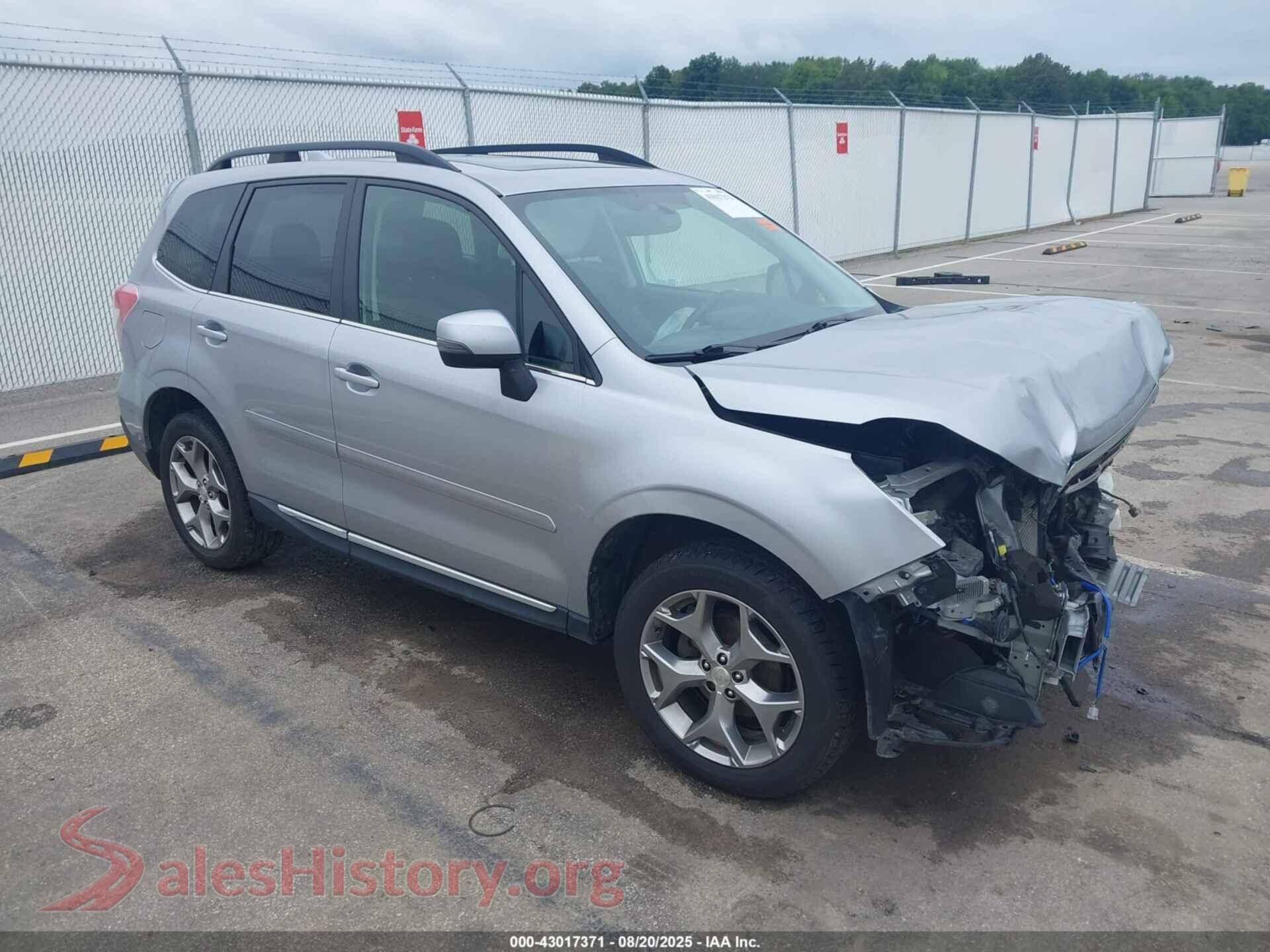 2016 SUBARU FORESTER — VIN JF2SJAVC0GH545126