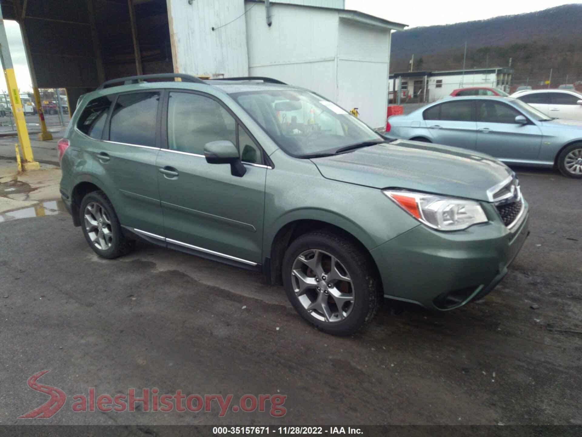 2016 SUBARU FORESTER — VIN JF2SJAXC9GH451503