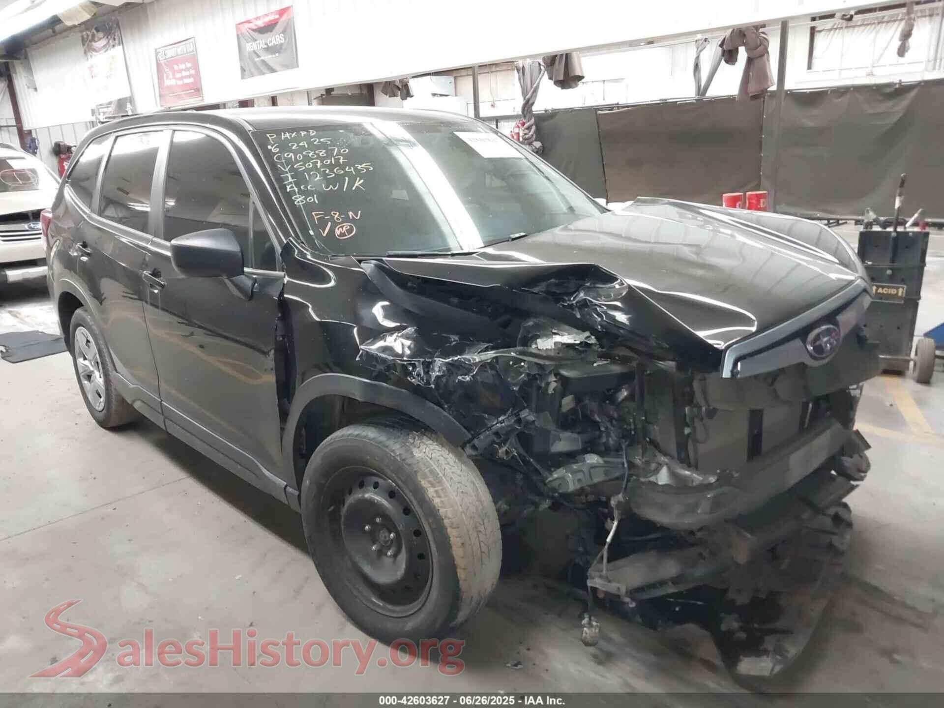 2021 SUBARU FORESTER — VIN JF2SKAAC5MH507017