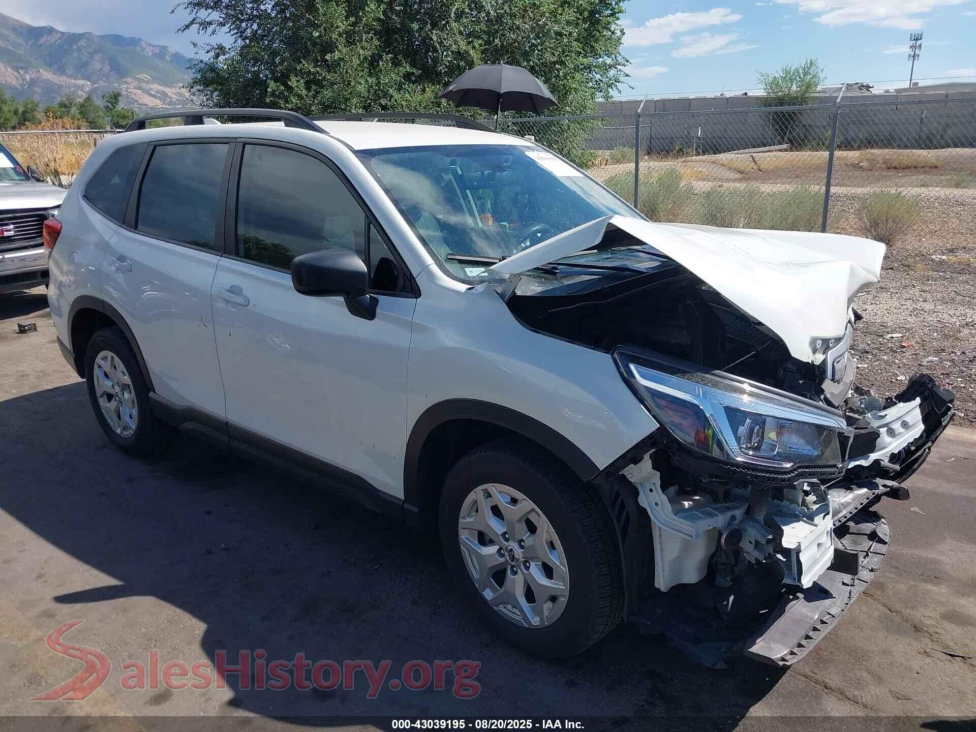 2019 SUBARU FORESTER — VIN JF2SKACC9KH472105