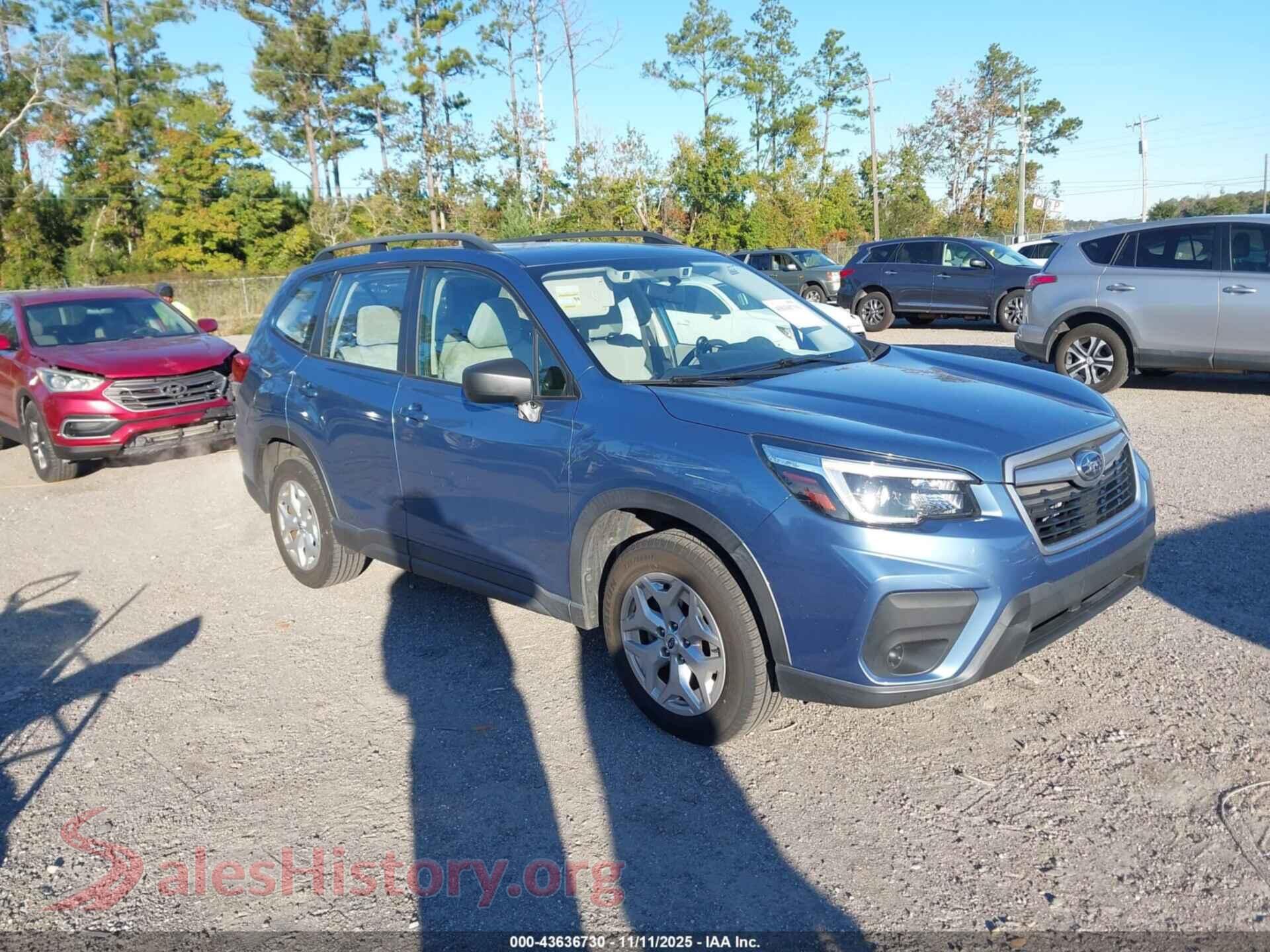 2021 SUBARU FORESTER — VIN JF2SKADC5MH484513