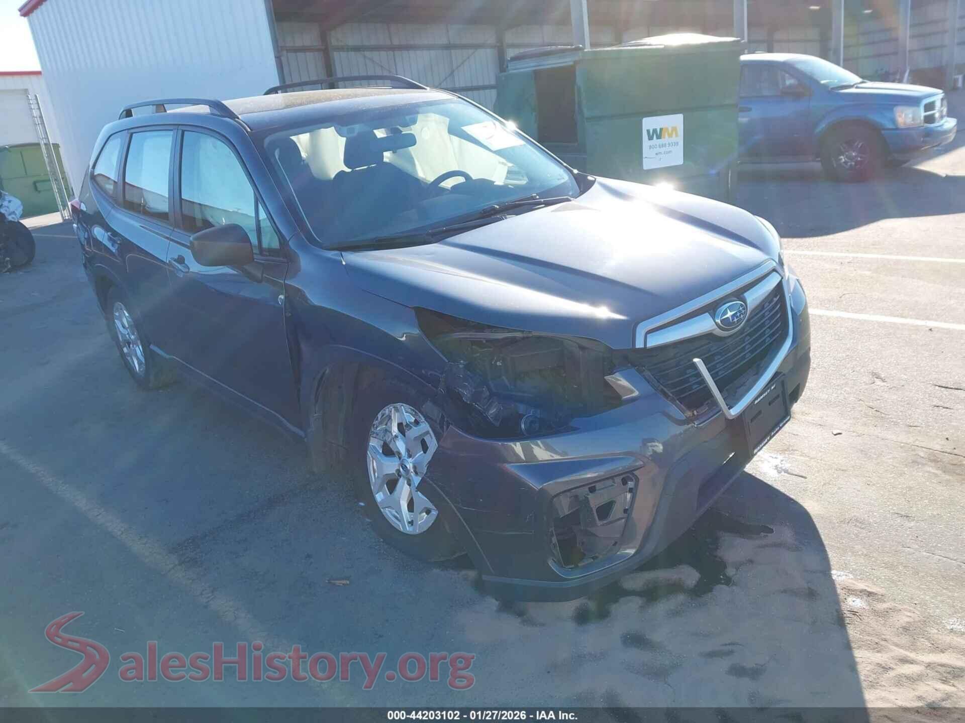 2020 SUBARU FORESTER — VIN JF2SKADC8LH605694