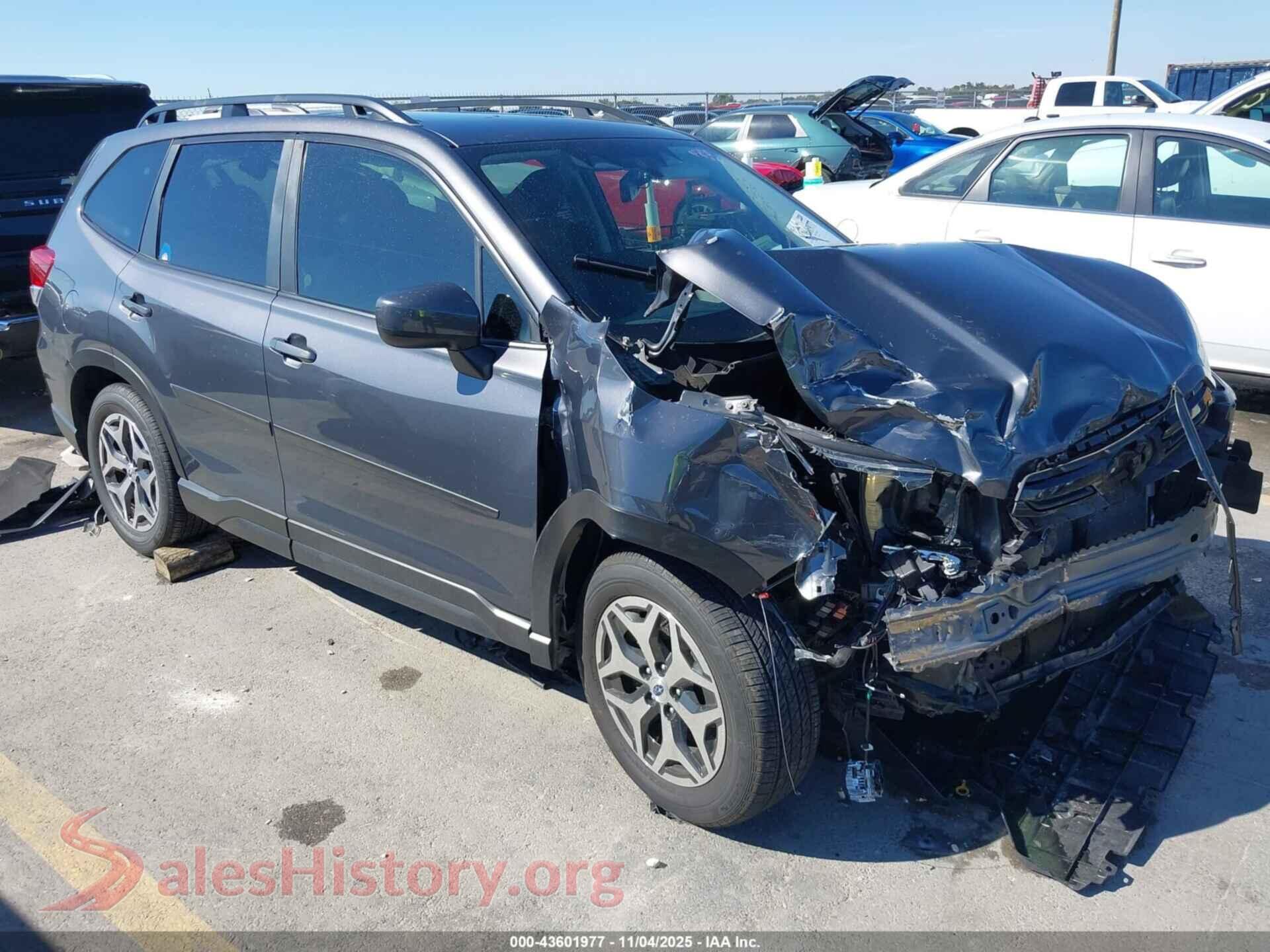 2022 SUBARU FORESTER — VIN JF2SKAEC1NH417018