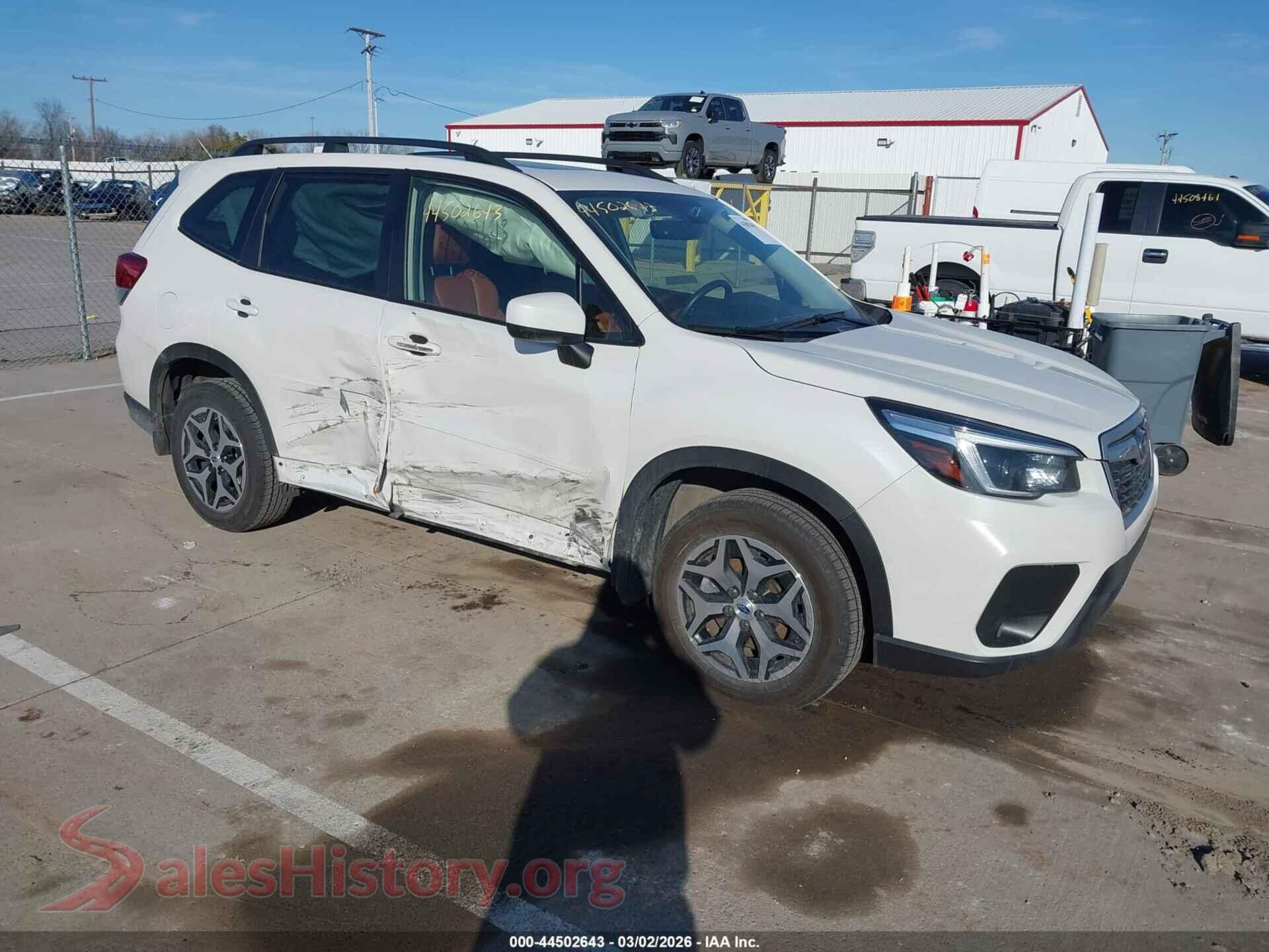 2021 SUBARU FORESTER — VIN JF2SKAJC2MH417579