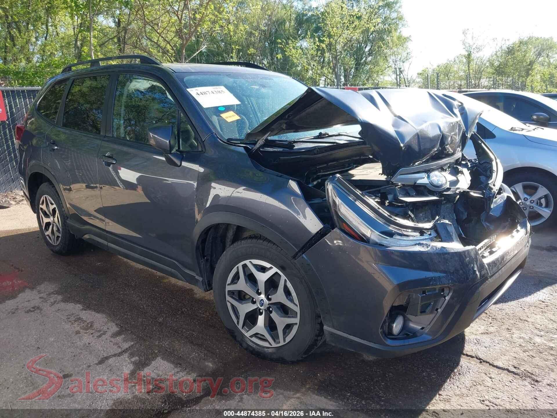 2021 SUBARU FORESTER — VIN JF2SKAJC2MH561729