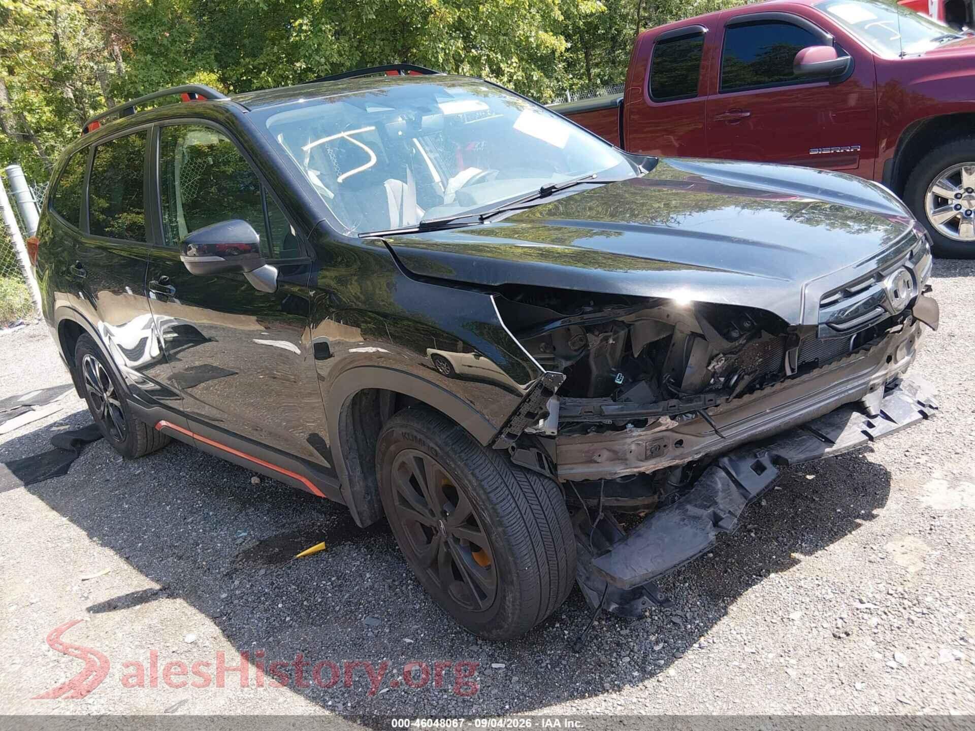 2022 SUBARU FORESTER — VIN JF2SKAJC3NH483799