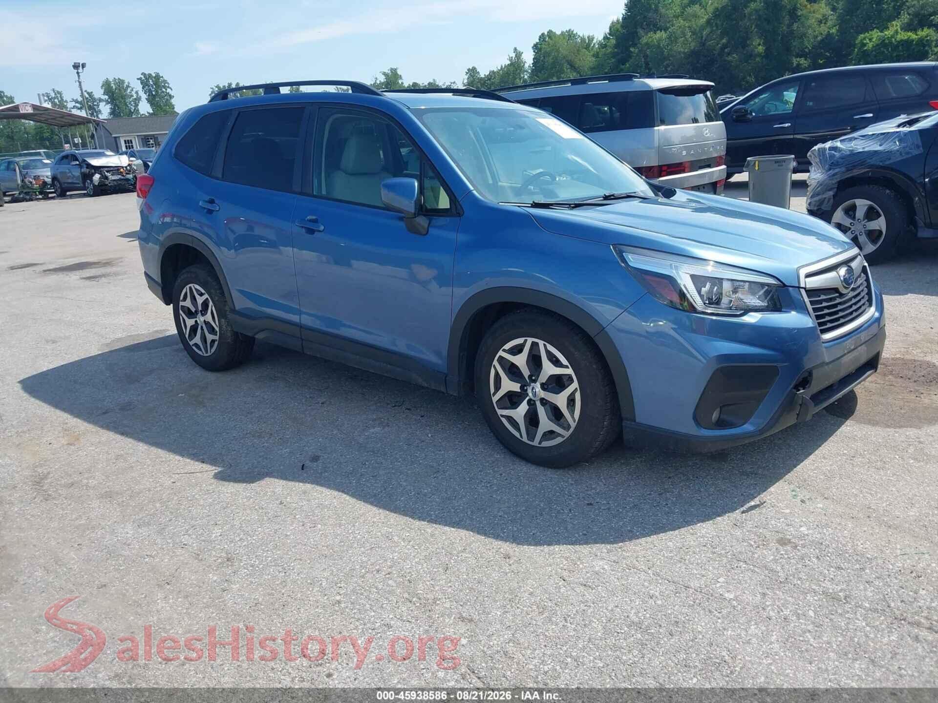 2020 SUBARU FORESTER — VIN JF2SKAJC4LH527077