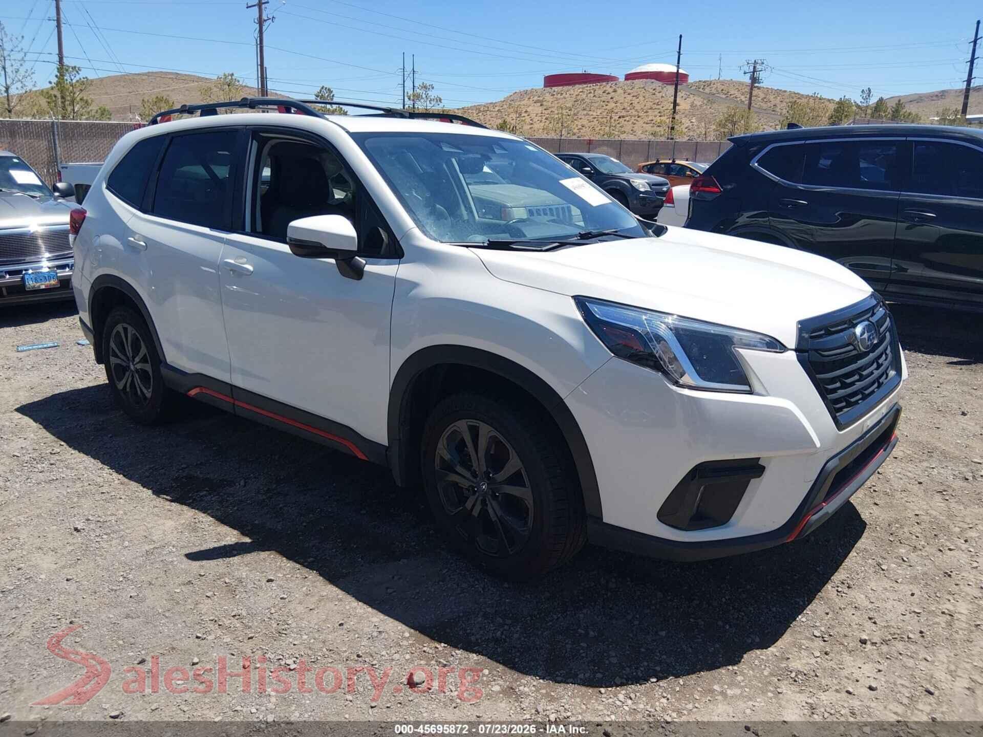 2022 SUBARU FORESTER — VIN JF2SKAJC9NH407620