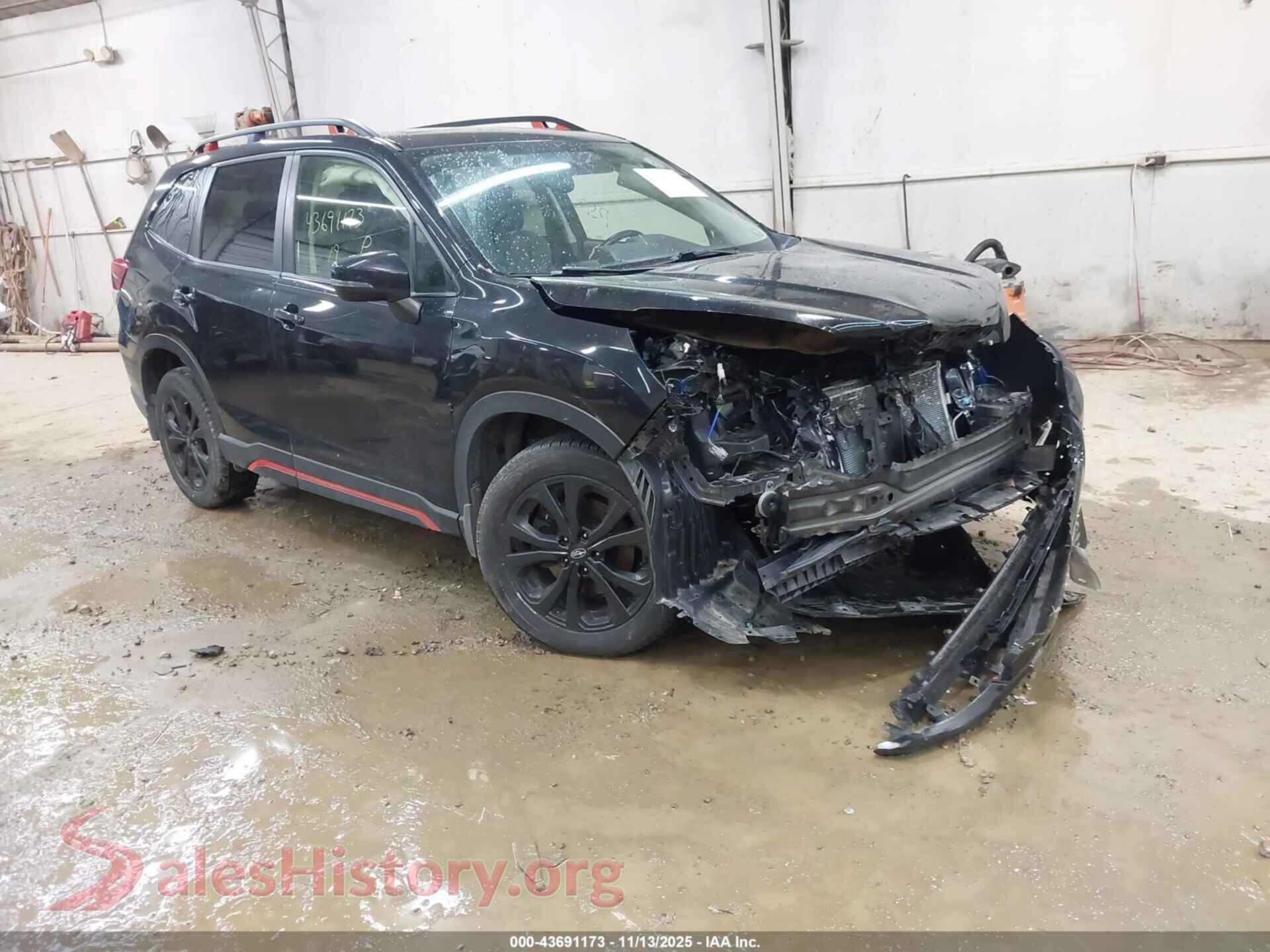 2019 SUBARU FORESTER — VIN JF2SKAKC9KH525533