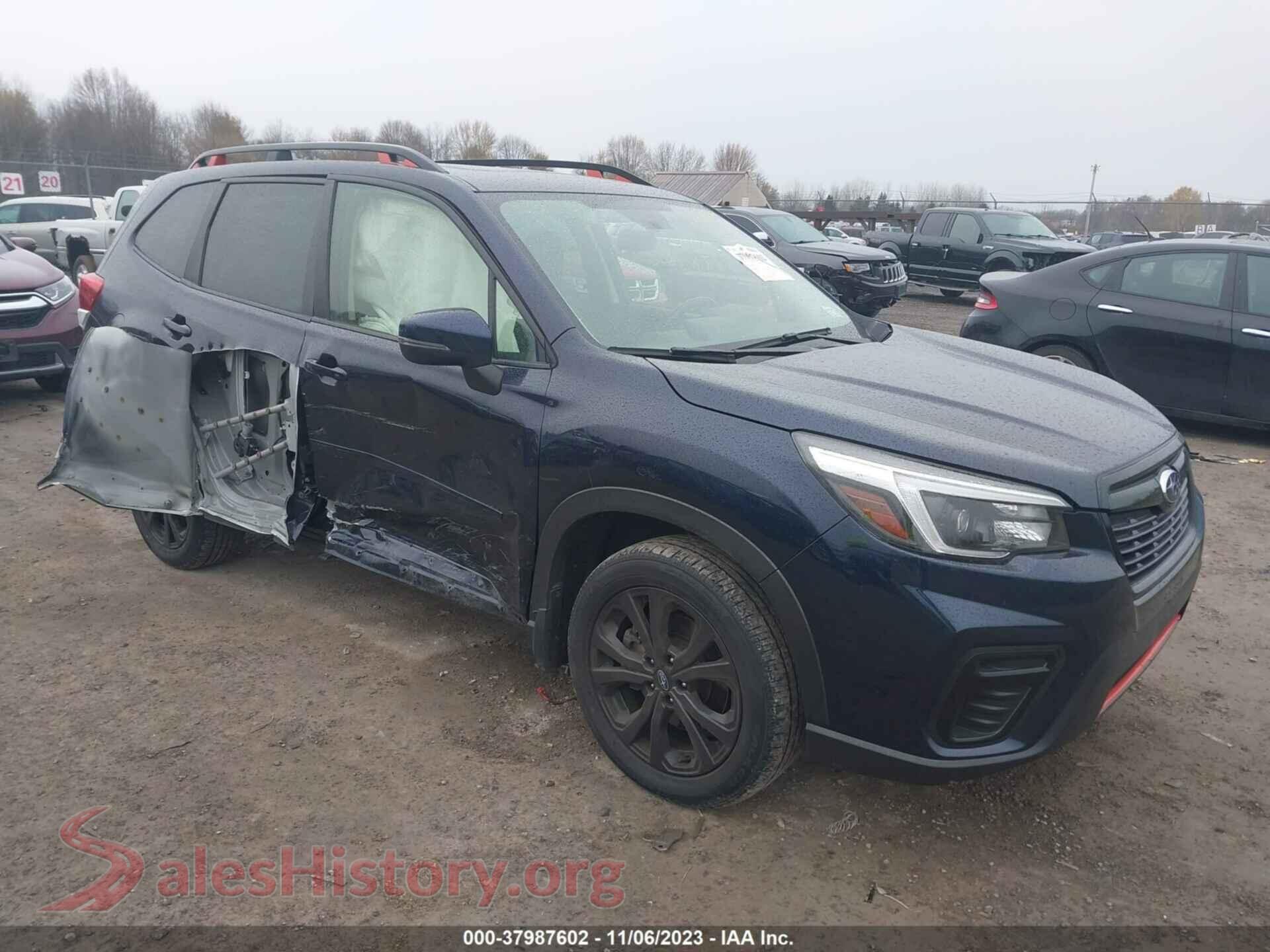 2021 SUBARU FORESTER — VIN JF2SKALC5MH450198