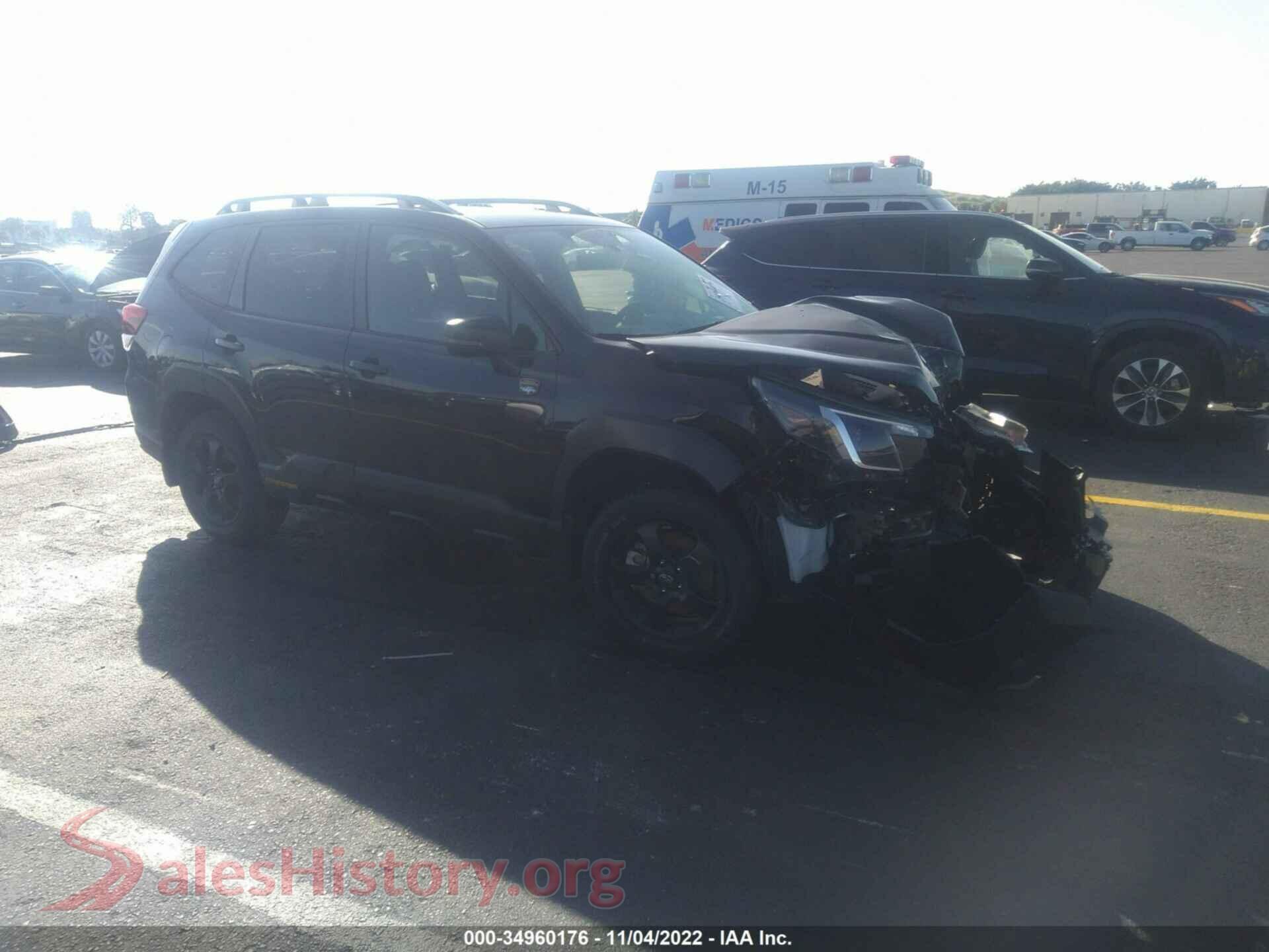 2022 SUBARU FORESTER — VIN JF2SKAMC1NH444575