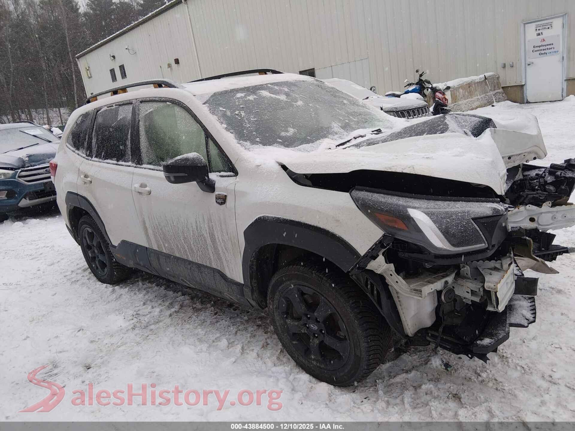 2022 SUBARU FORESTER — VIN JF2SKAMC8NH525444