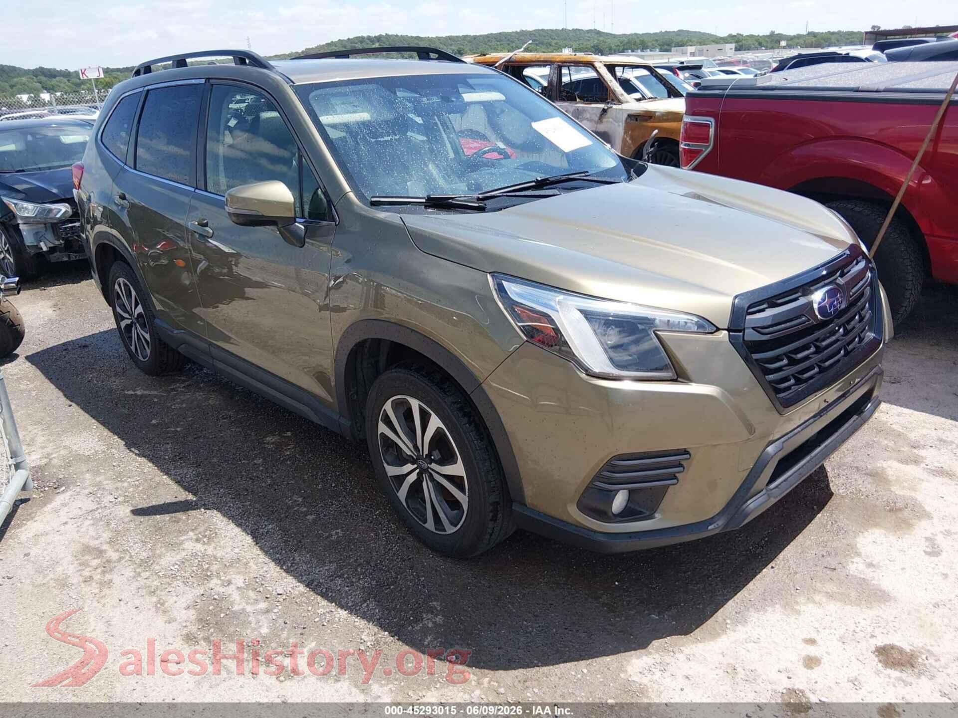 2022 SUBARU FORESTER — VIN JF2SKANC3NH404917