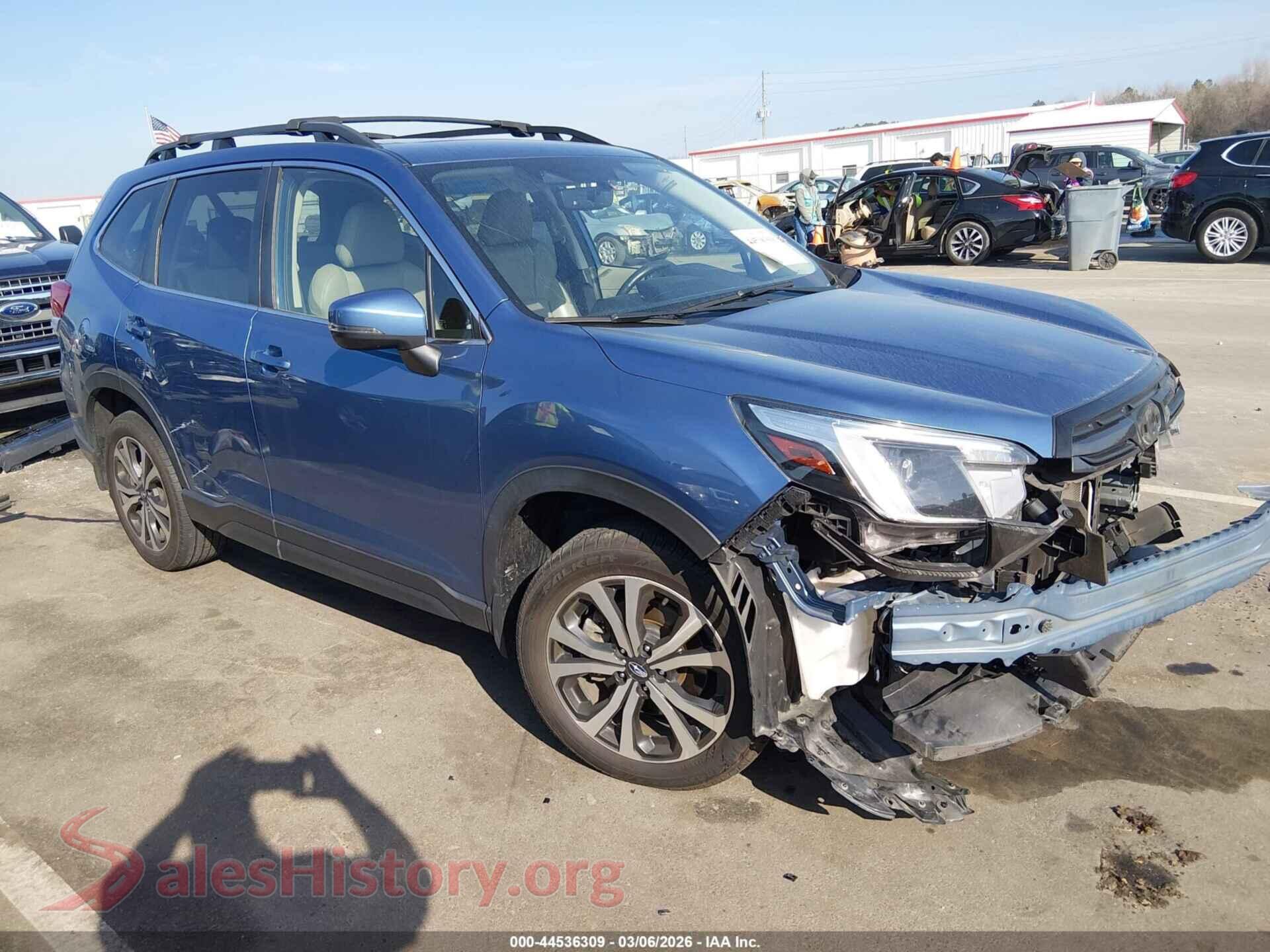 2022 SUBARU FORESTER — VIN JF2SKAPC3NH487133