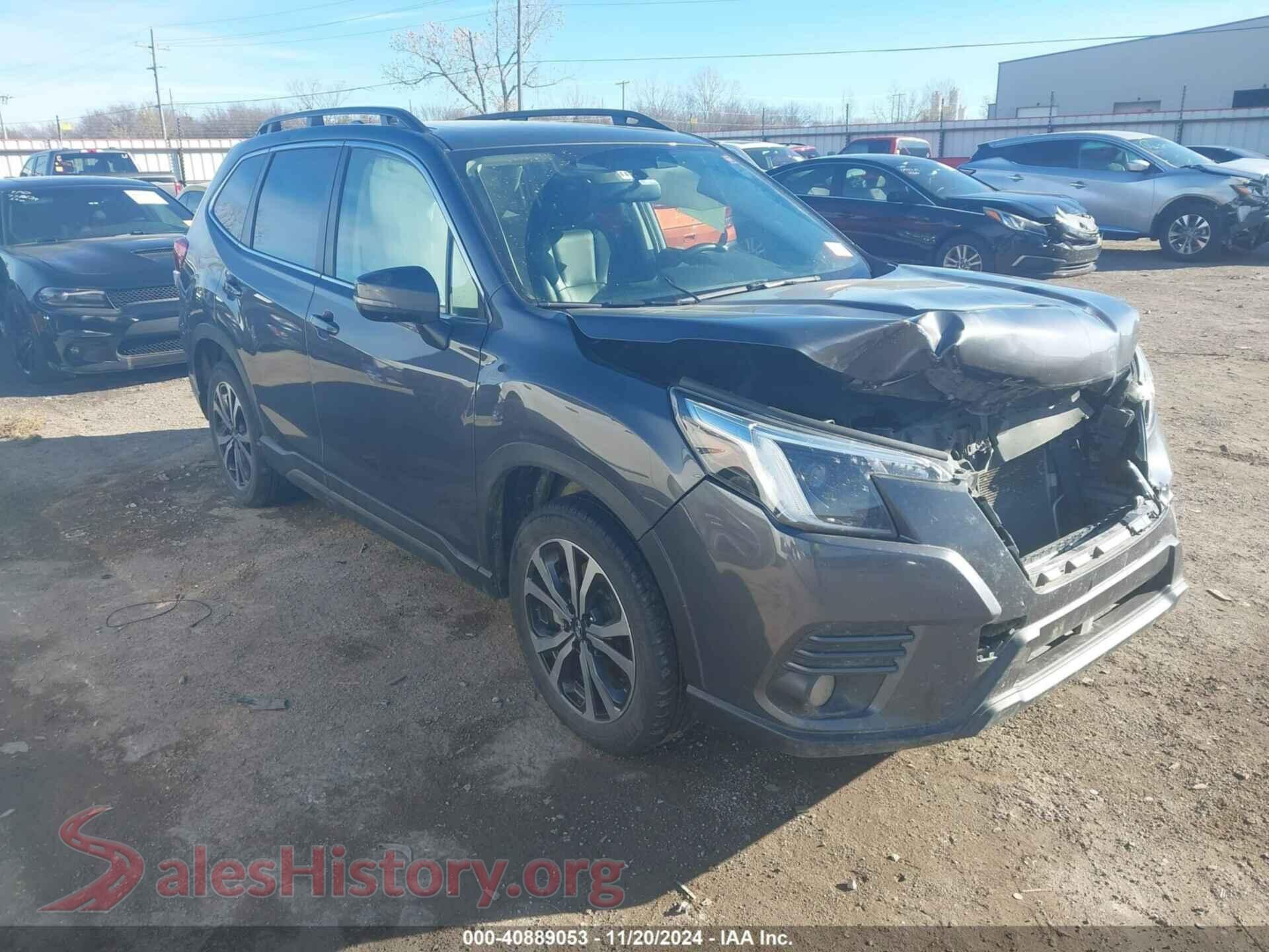 2022 SUBARU FORESTER — VIN JF2SKAPC3NH500835