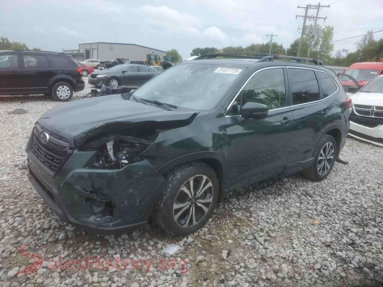 2022 SUBARU FORESTER — VIN JF2SKAPC5NH527907