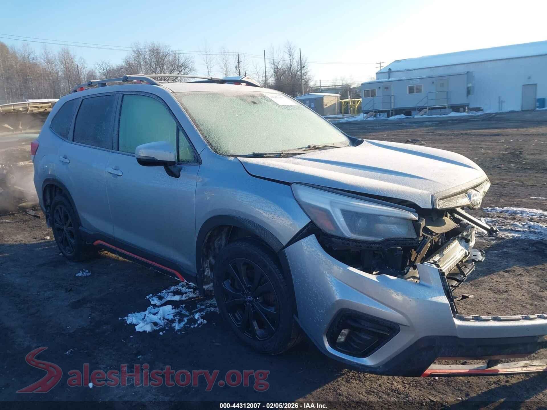 2021 SUBARU FORESTER — VIN JF2SKARC8MH500907