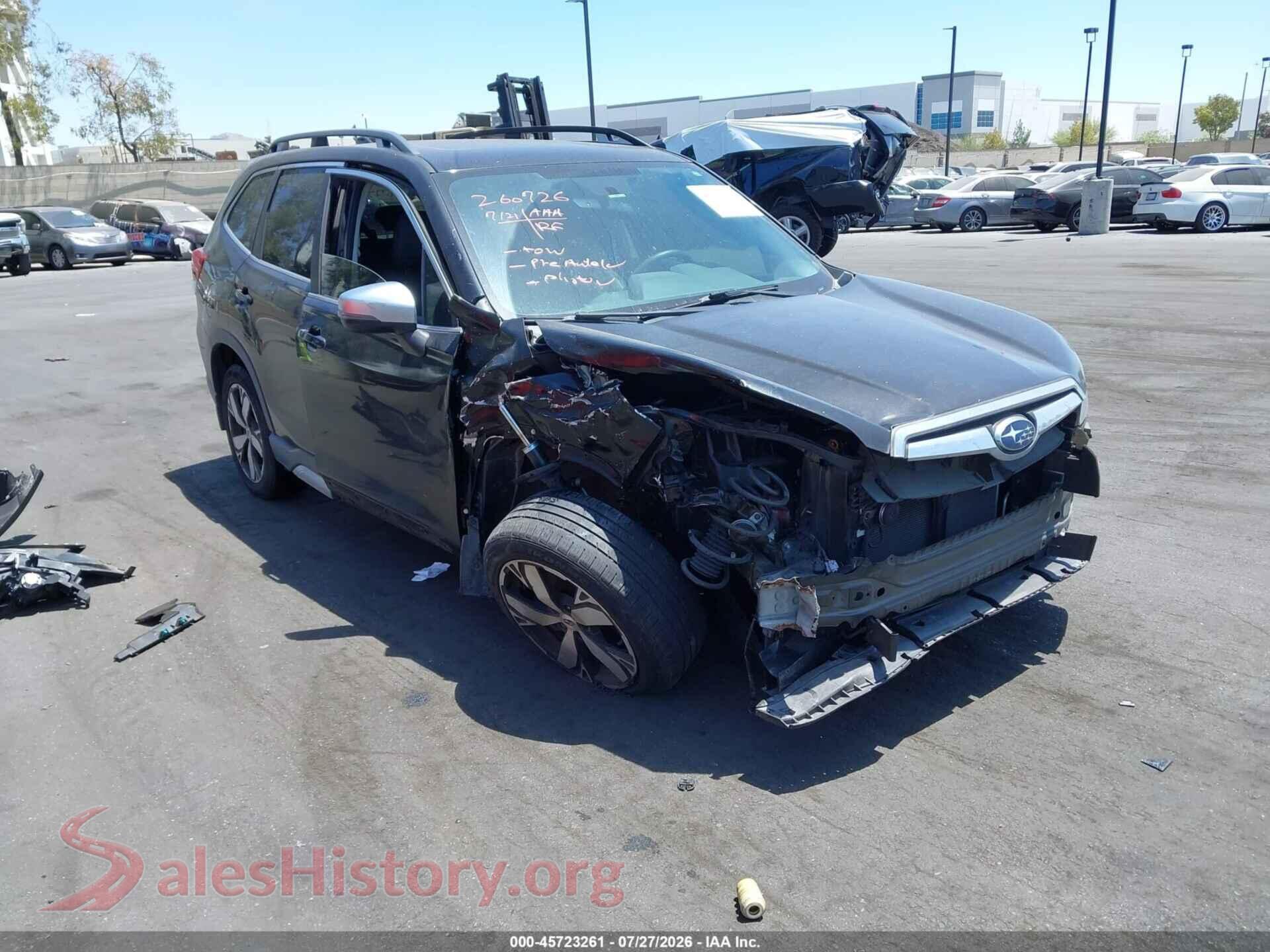 2021 SUBARU FORESTER — VIN JF2SKAXC5MH490601