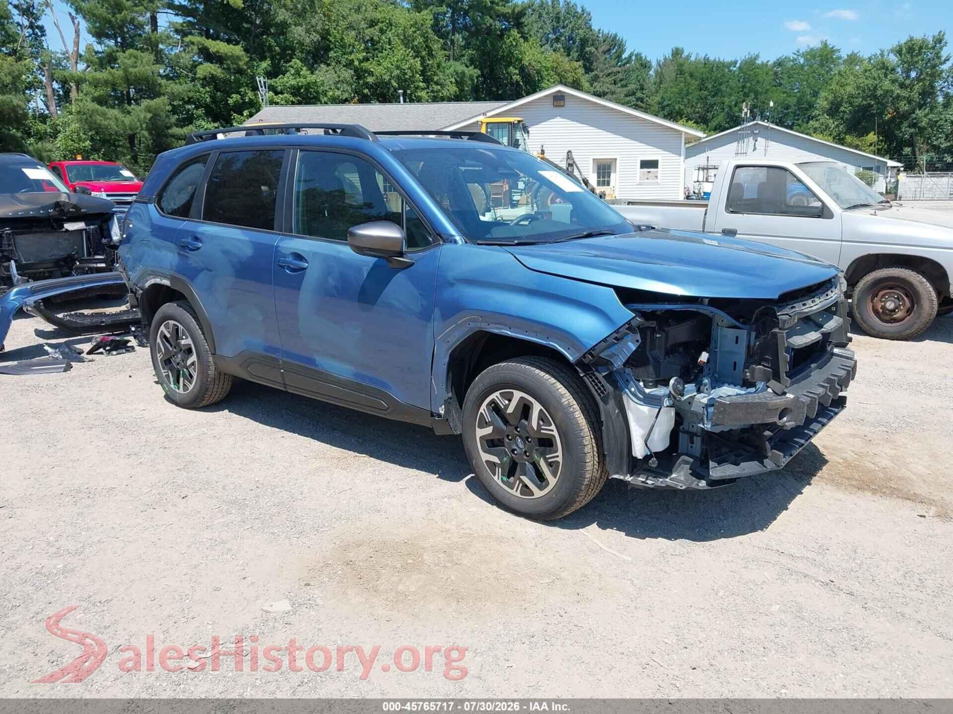 2025 SUBARU FORESTER — VIN JF2SLDBC4SH548927