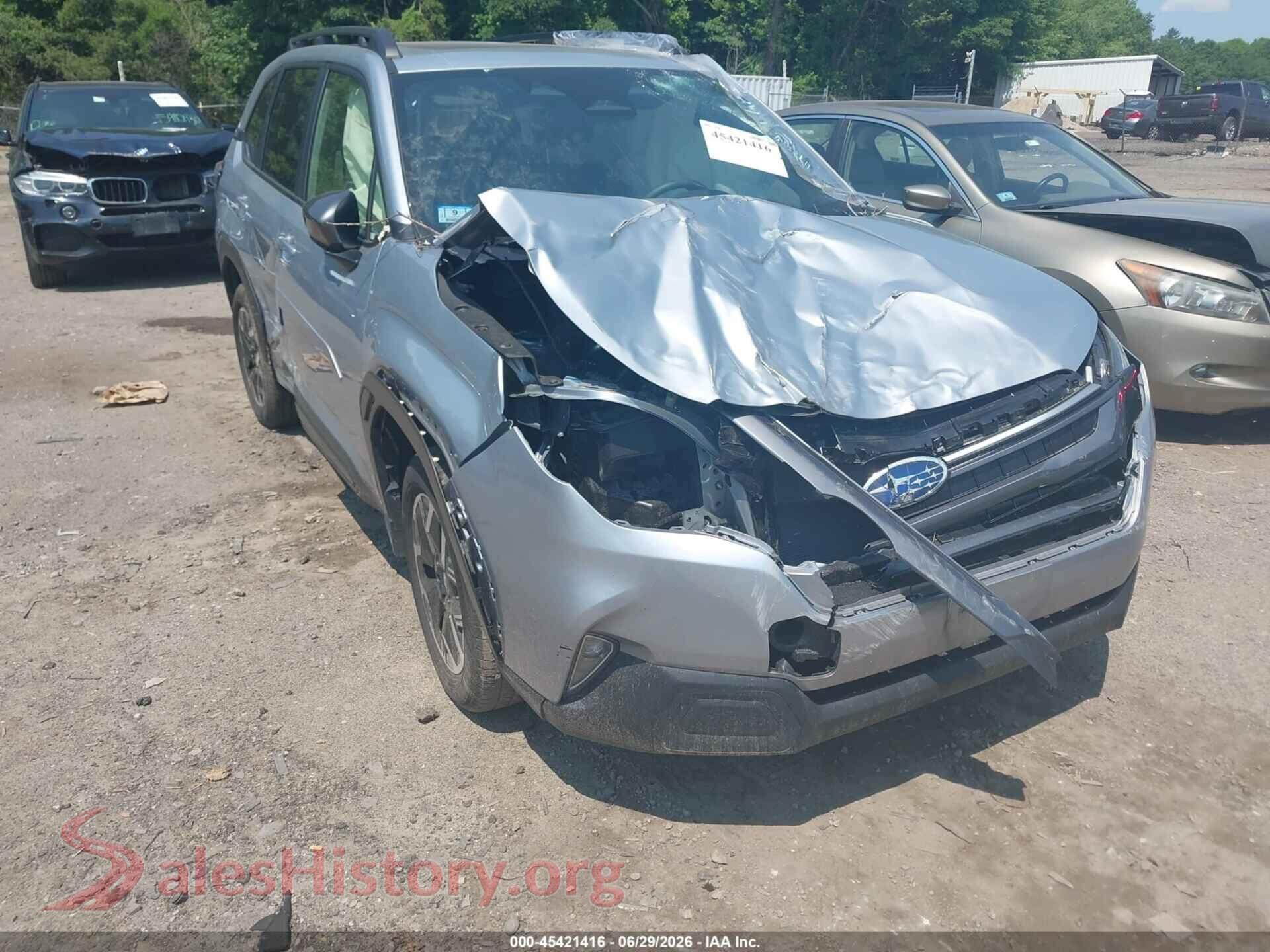 2025 SUBARU FORESTER — VIN JF2SLDDC1SH439340