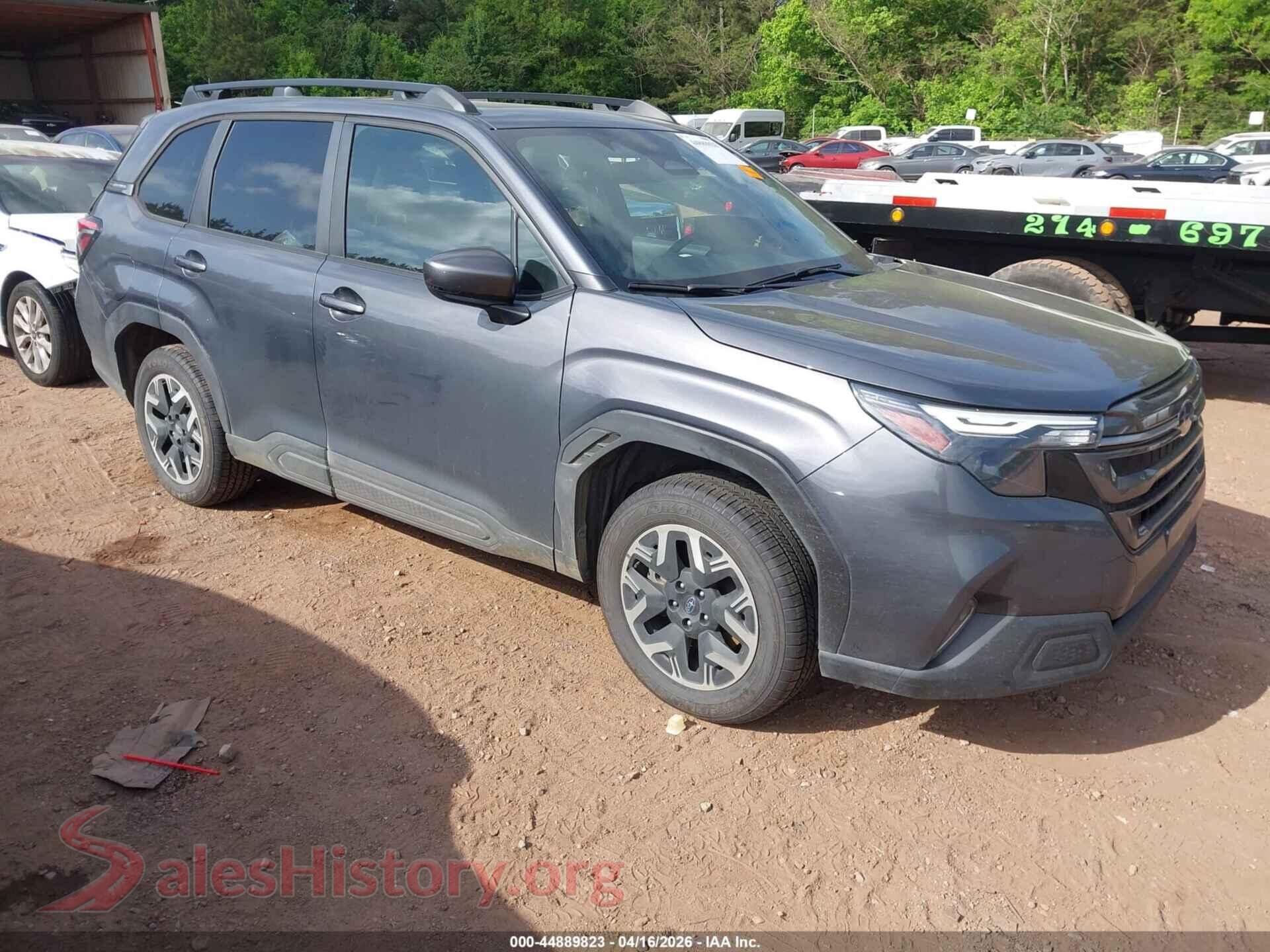 2025 SUBARU FORESTER — VIN JF2SLDDCXSH567687